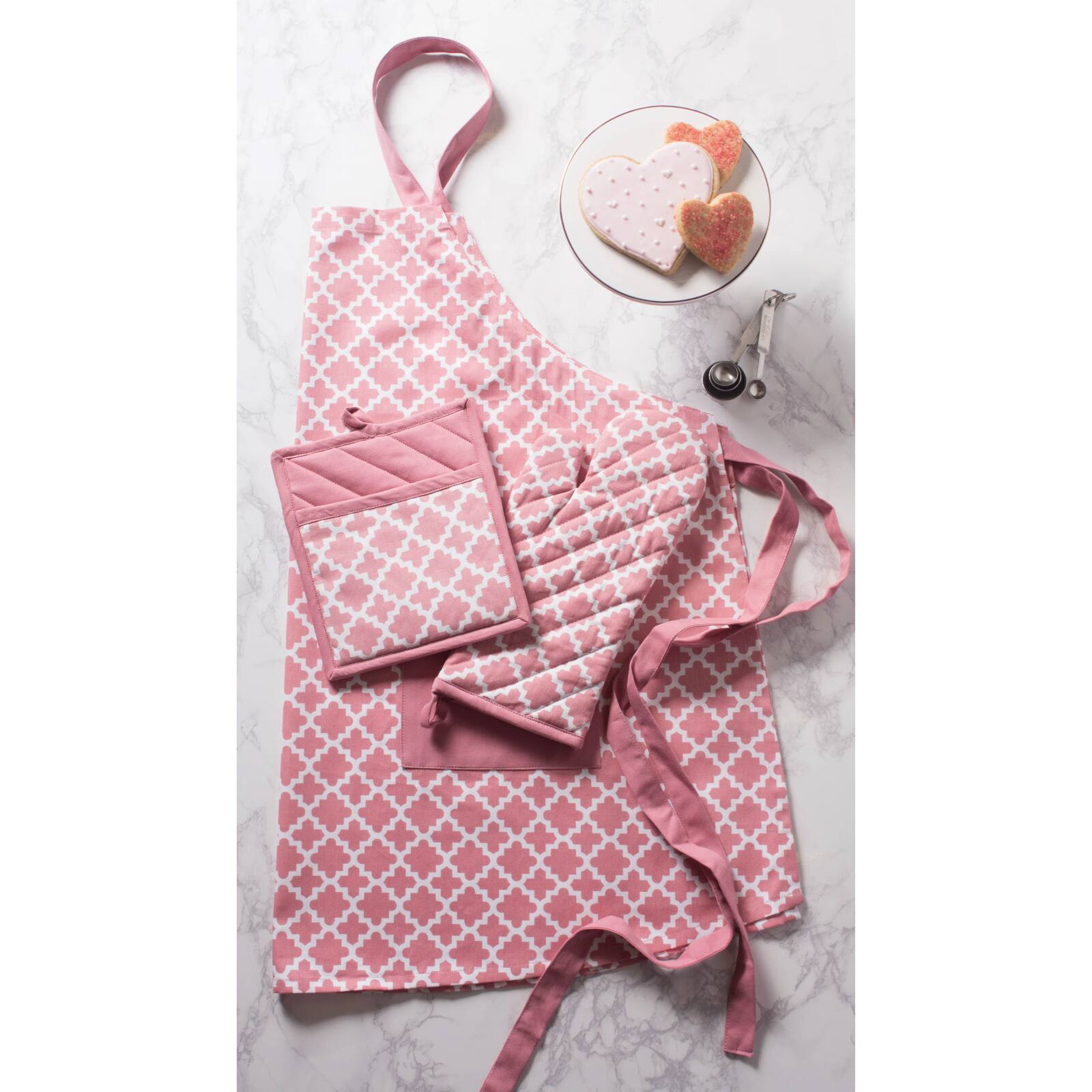 DII® Lattice Print 2-Pocket Apron