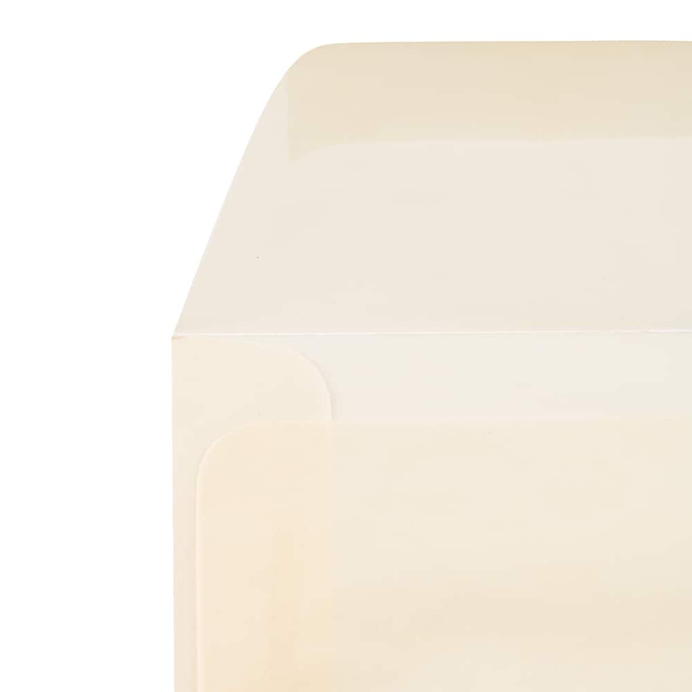 JAM Paper 8.5" x 8.5" Translucent Vellum Invitation Envelopes