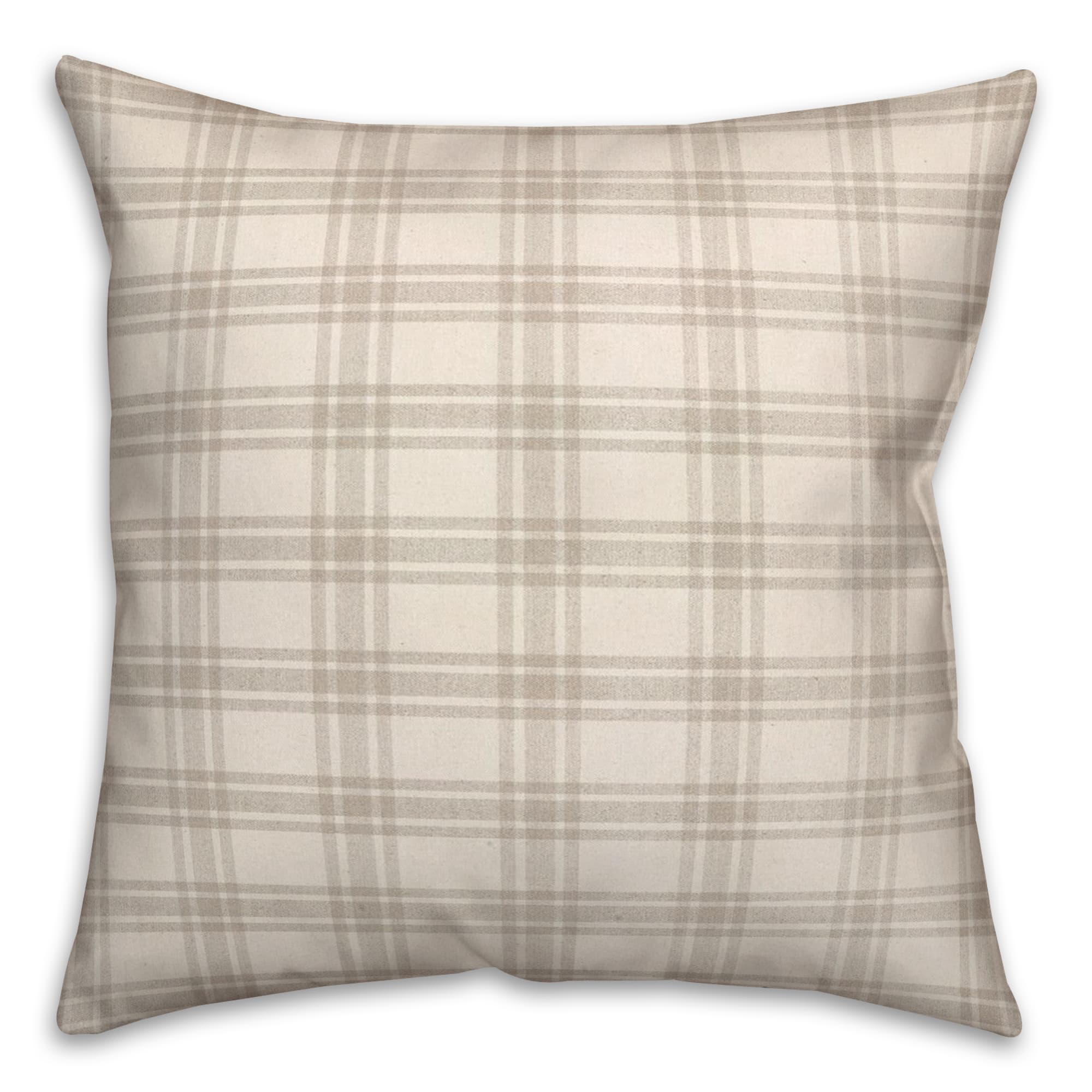 Plaid Throw Pillow