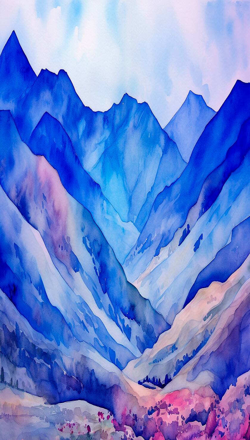 Designs Direct Chromatic Cliffs Wall Mural