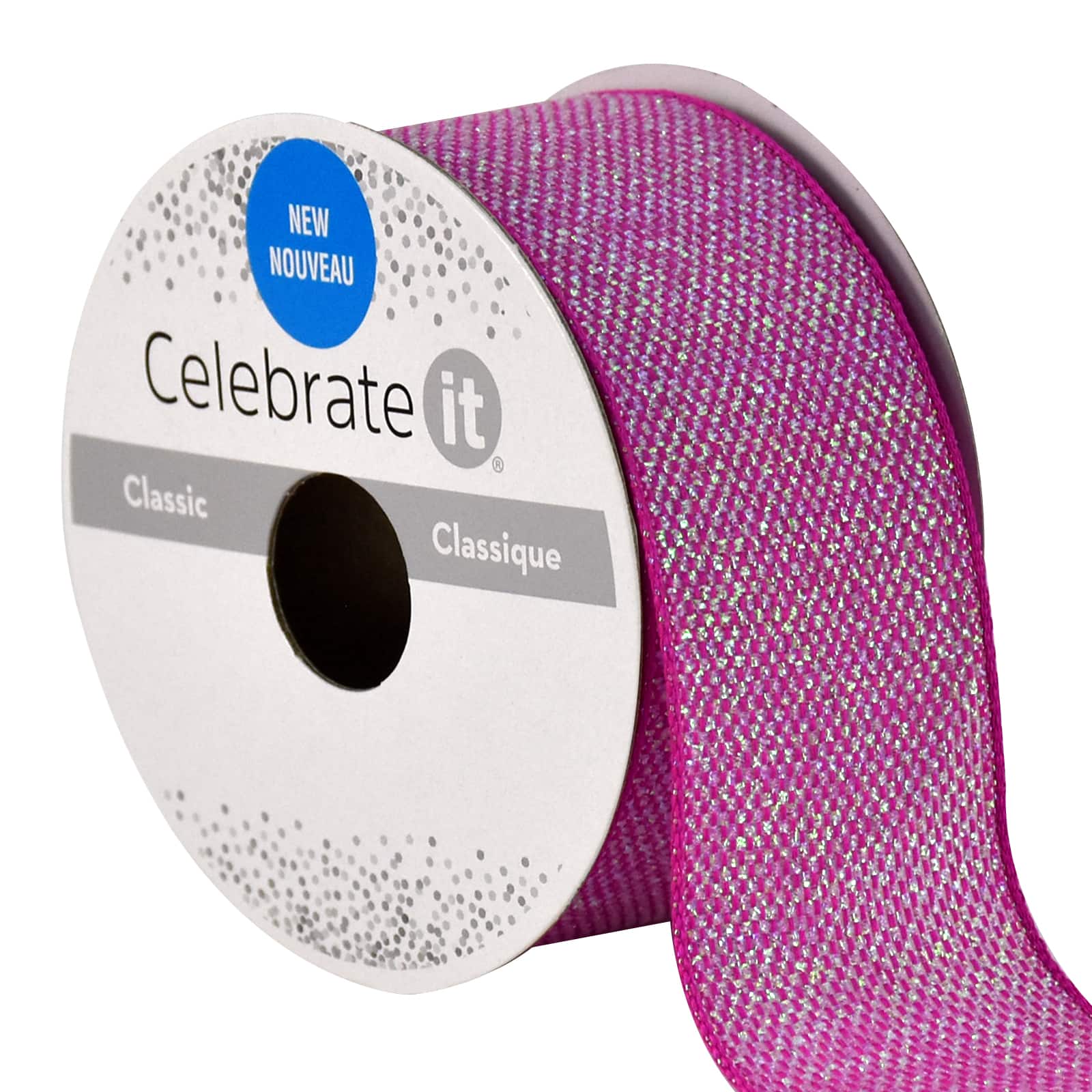 12 Pack: 1.5" x 3yd. Wired Iridescent Ribbon by Celebrate It®
