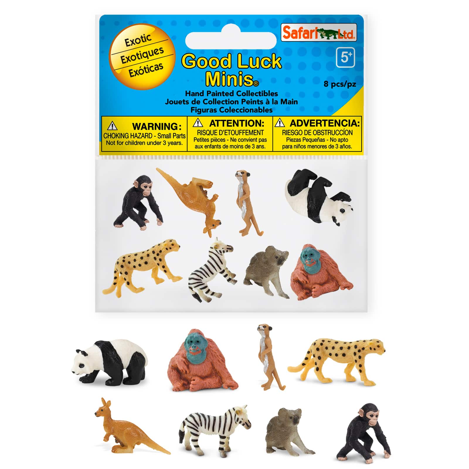 10 Pack: Safari Ltd® Good Luck Minis® Exotic Fun Pack
