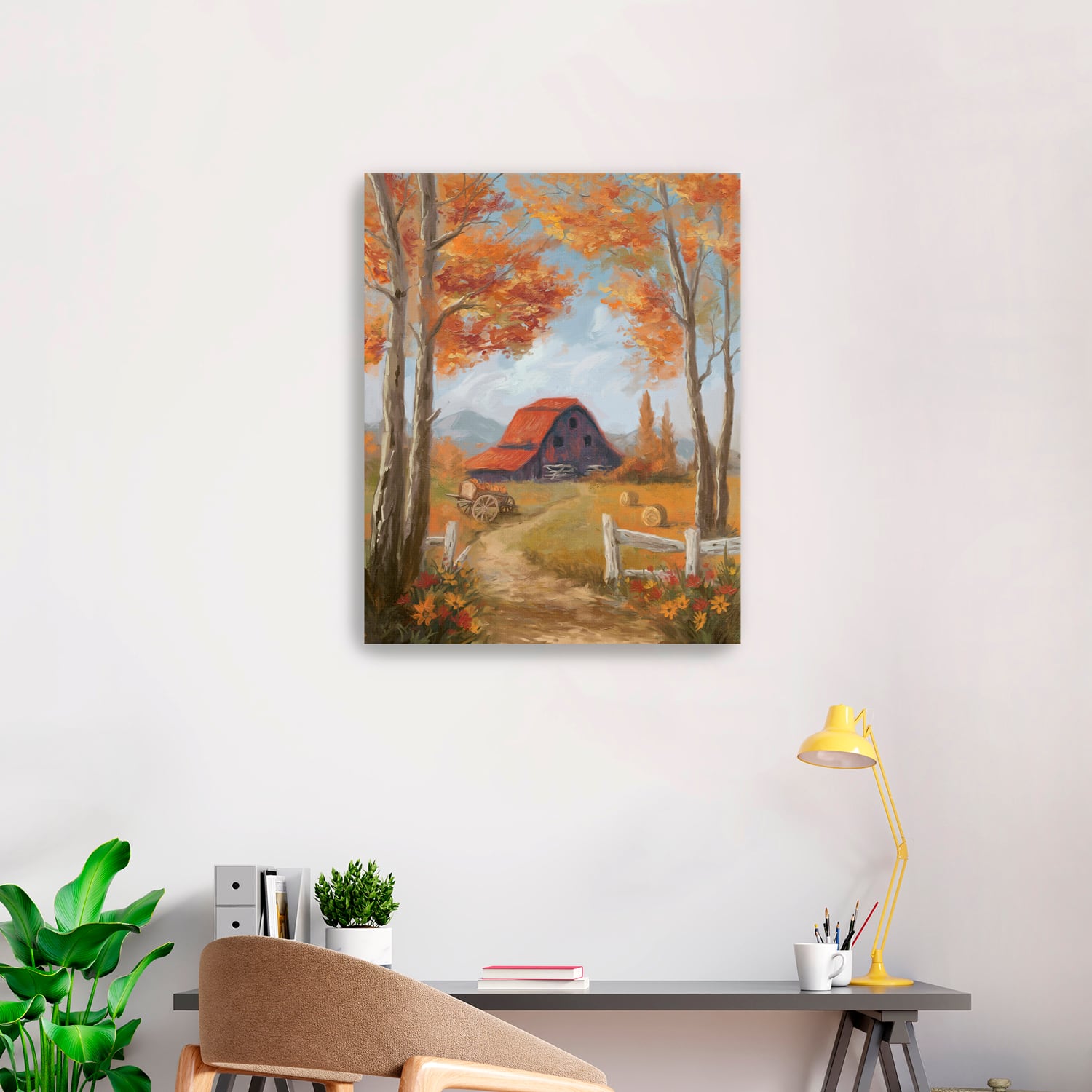 Lumaprints Peaceful Barn Canvas Giclée Art