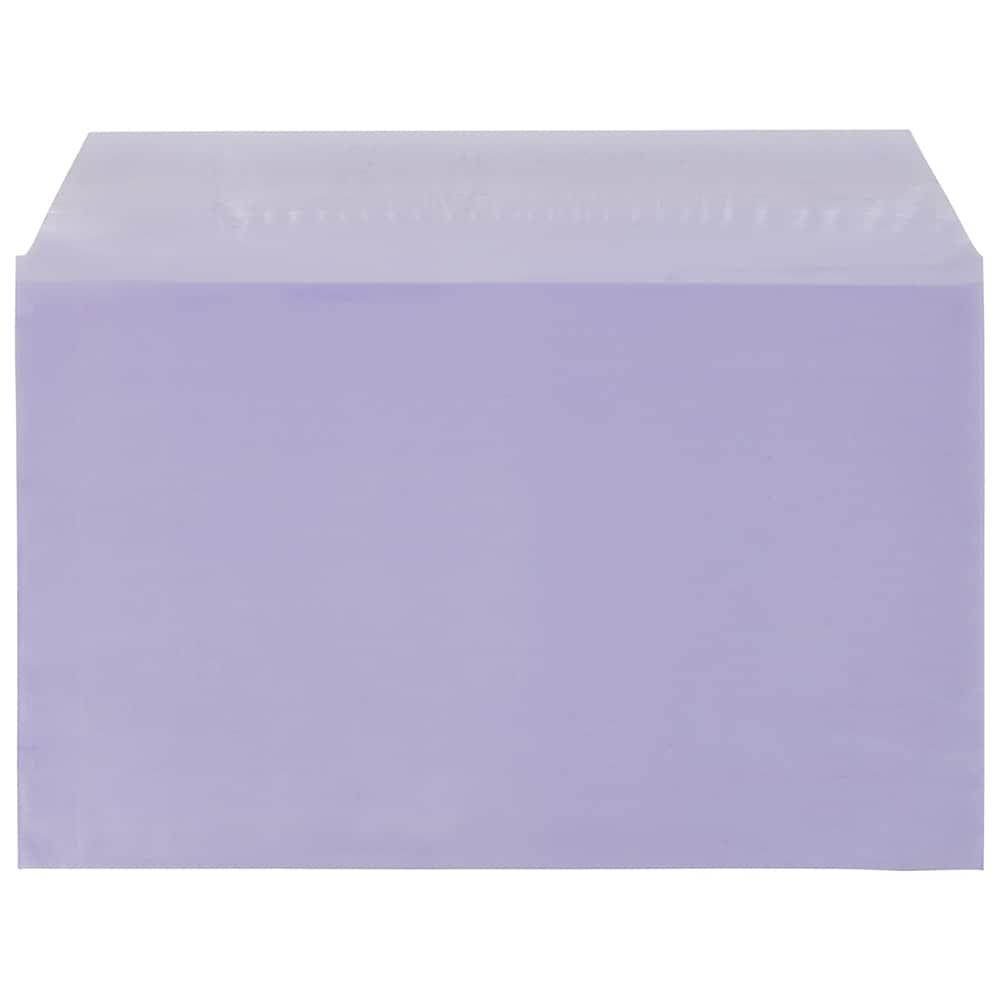 JAM Paper 5.43" X 8.62" Self Adhesive Closure Cello Sleeves, 100ct.
