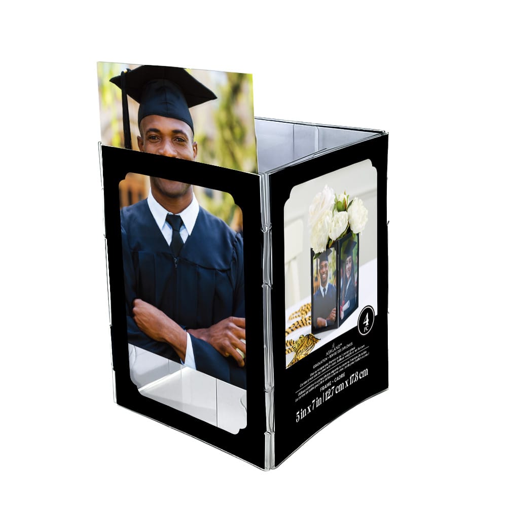 4pc. 5" x 7" Black Centerpiece Frame, Graduation by Ashland®
