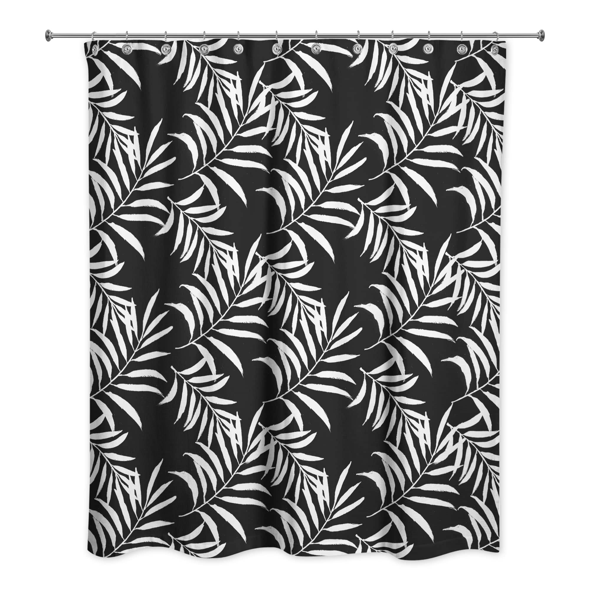 Palm Print Shower Curtain
