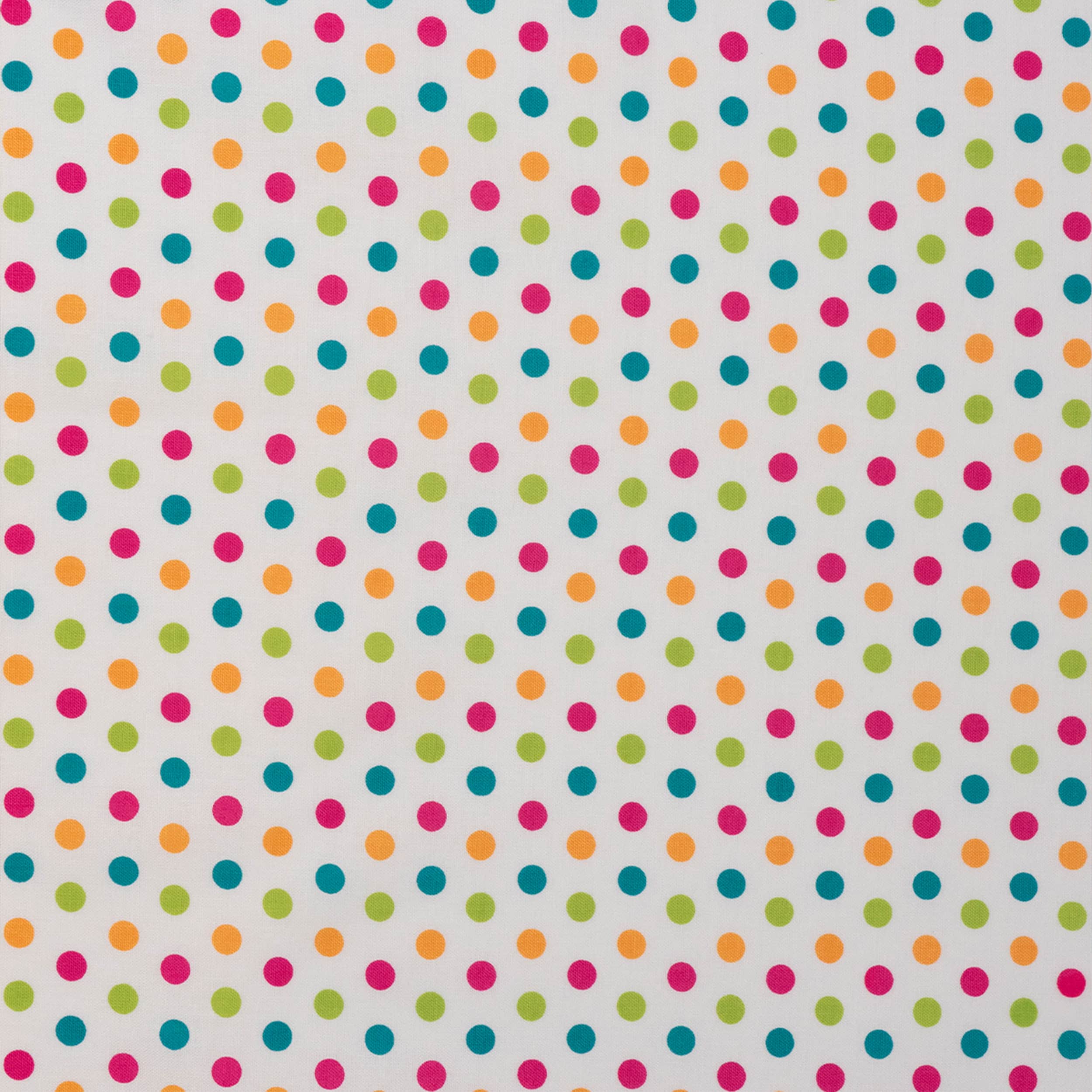 SINGER Spring Floral Dots Cotton Fabric