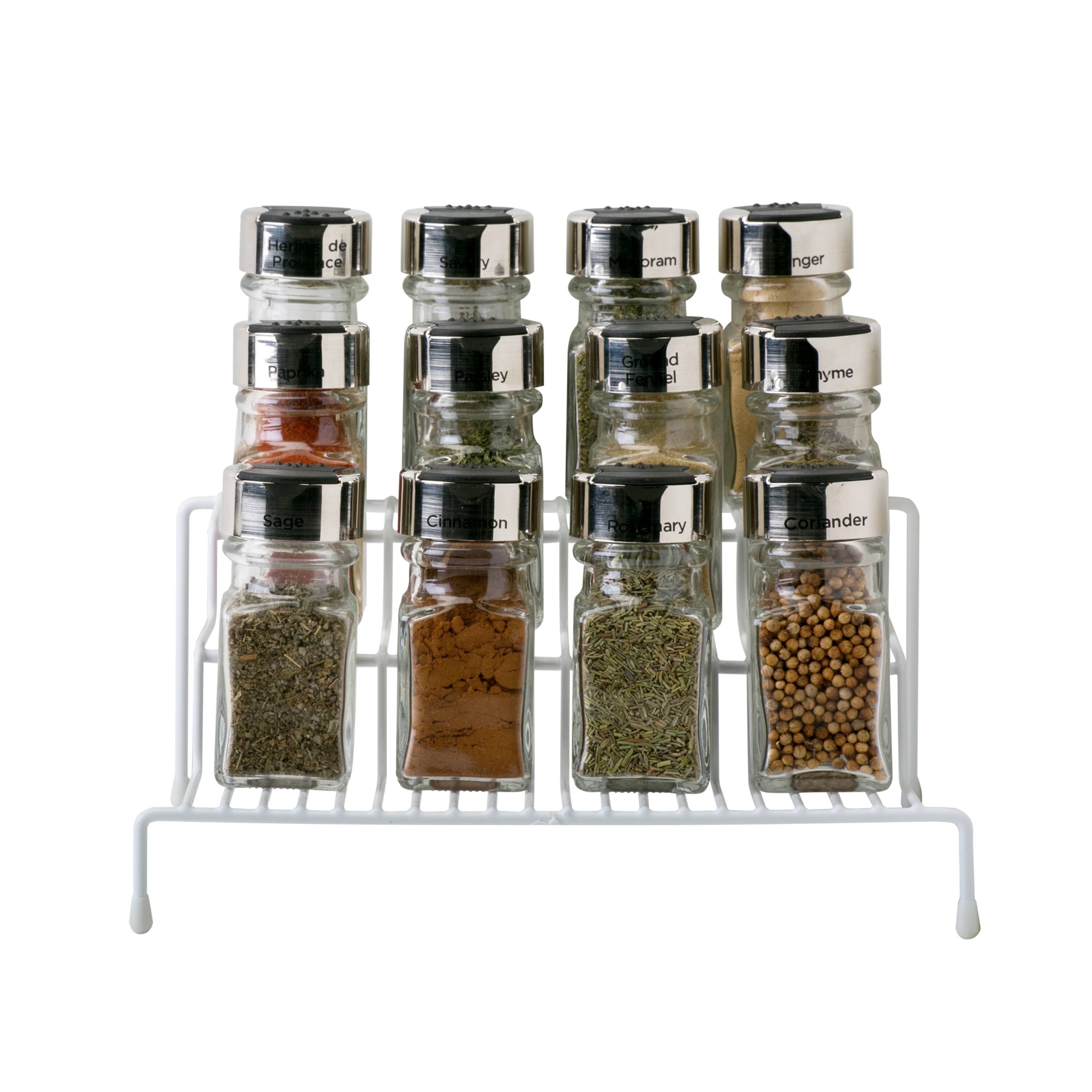 Kitchen Details 10" 3-Tier Spice Rack Shelf Organizer