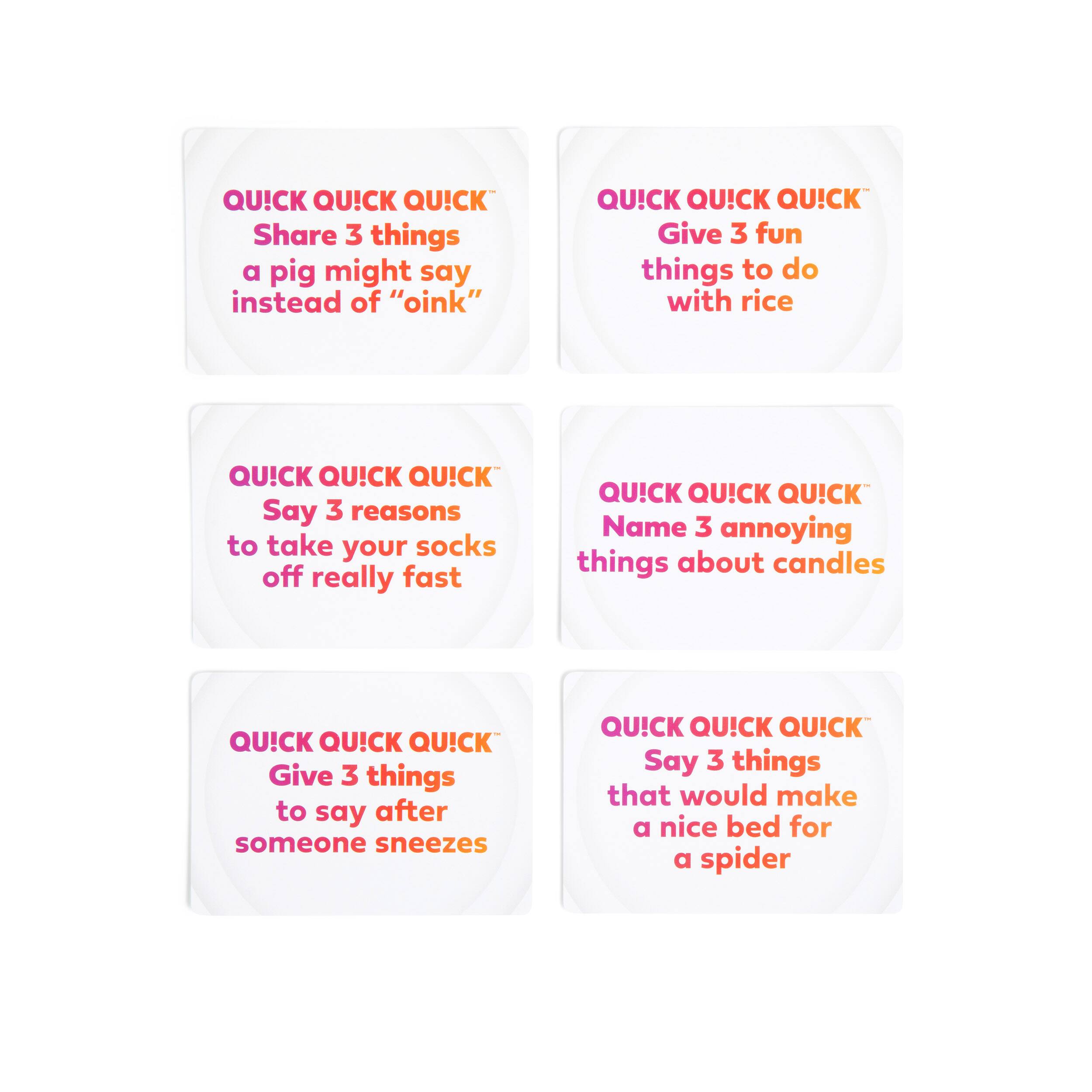 Quick Quick Quick Party Game