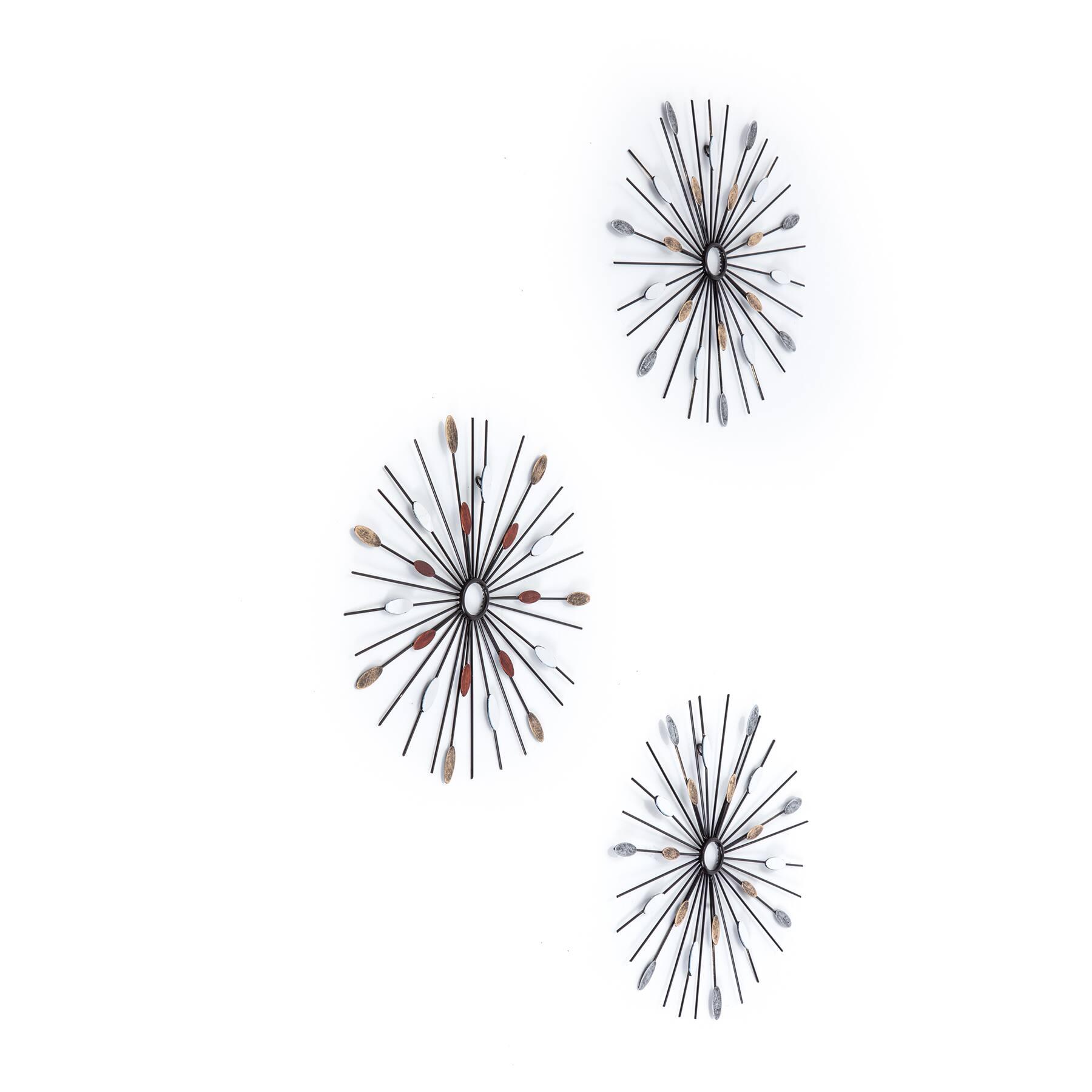 Habitat Decor Starburst Metal Wall Art Set
