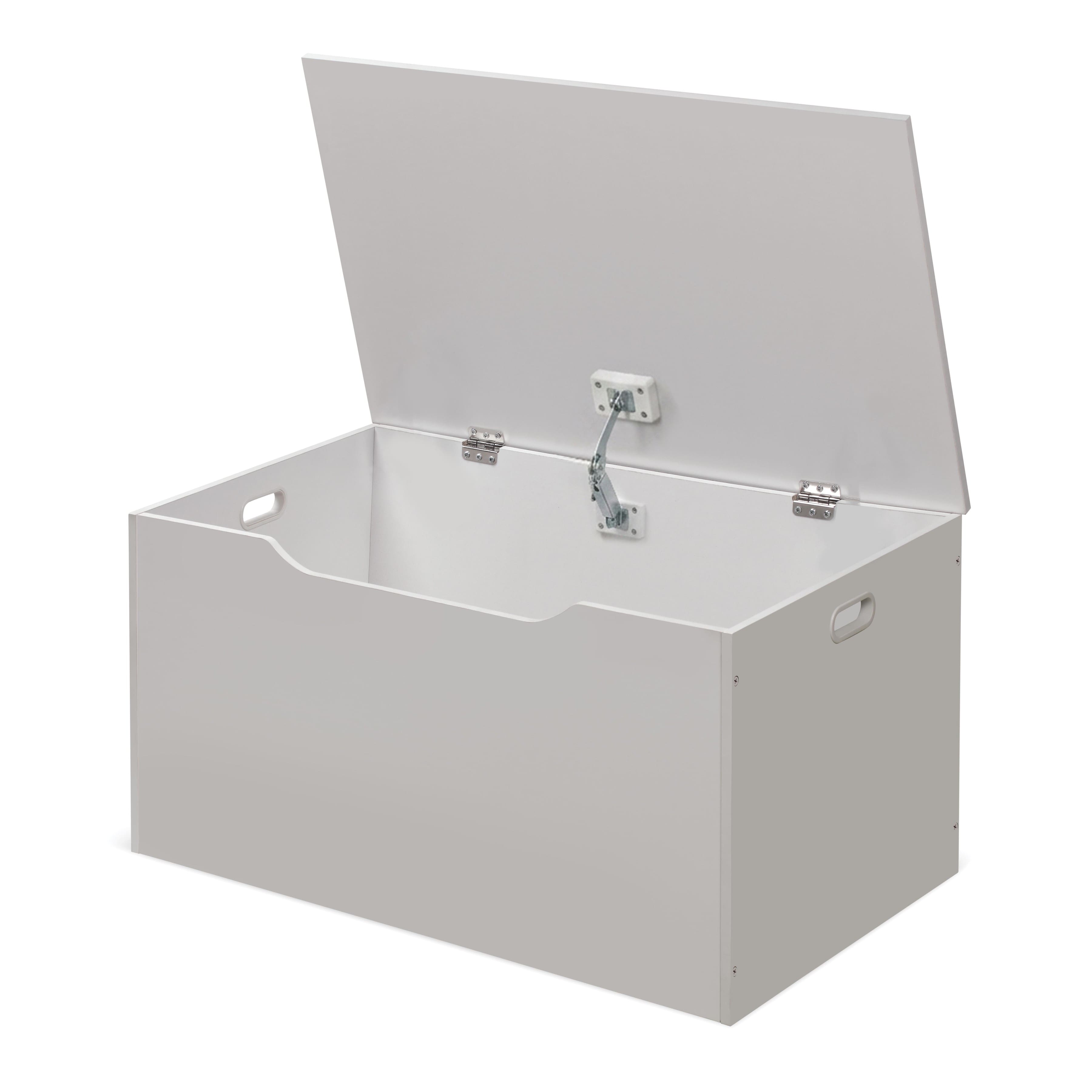 Badger Basket White Flat Bench Top Toy & Storage Box