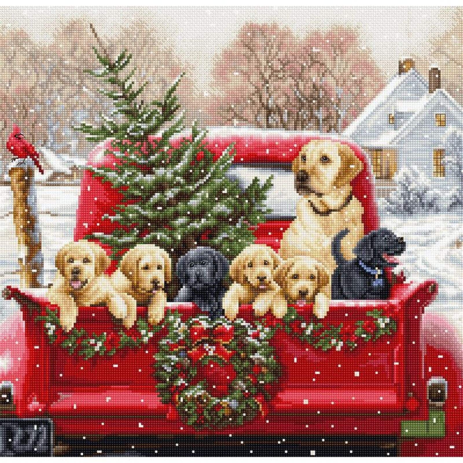 Luca-s Labs Truck Counted Cross Stitch Kit