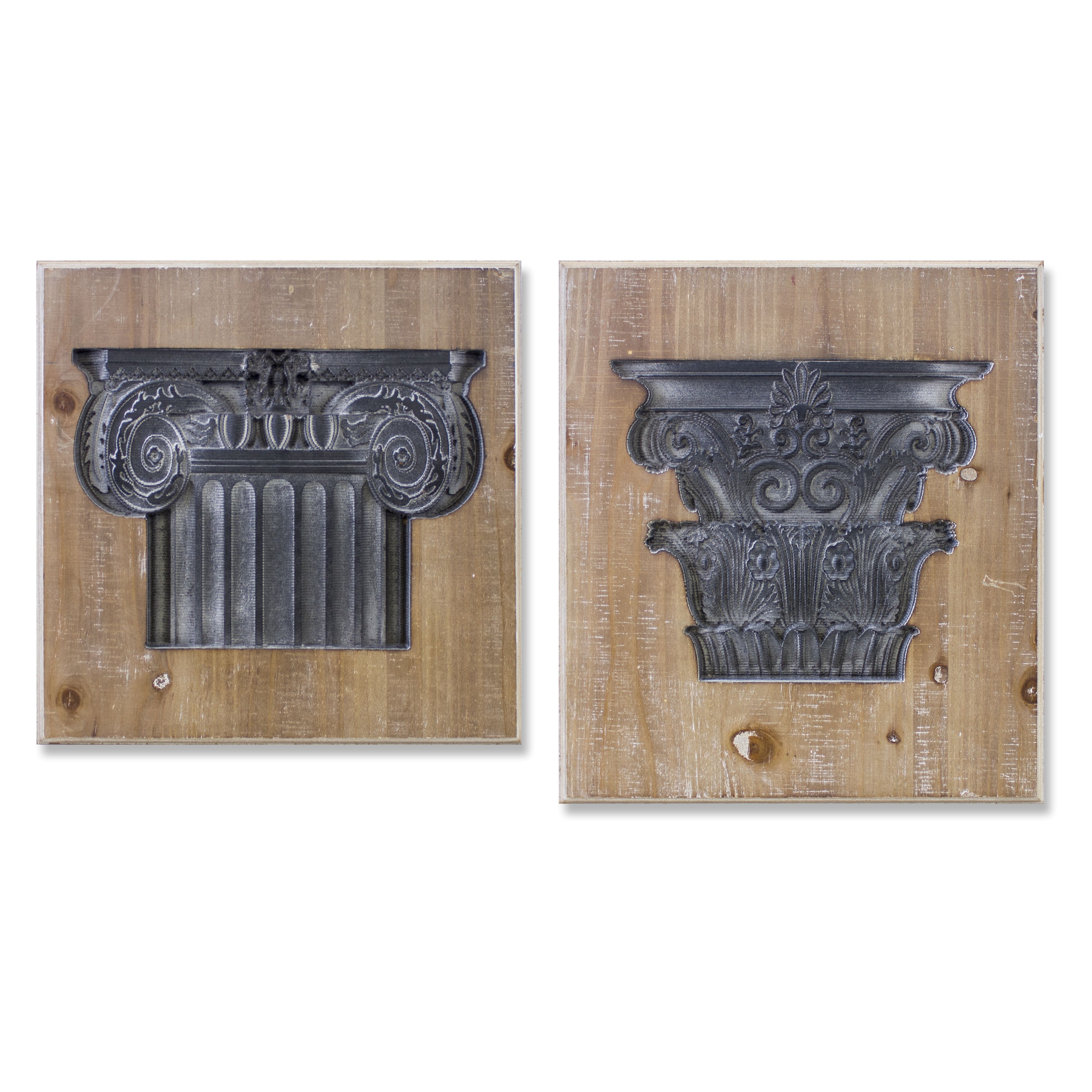 Column Wall Plaque Set