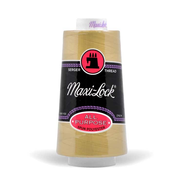 Maxi-Lock Serger Thread - Straw Gold
