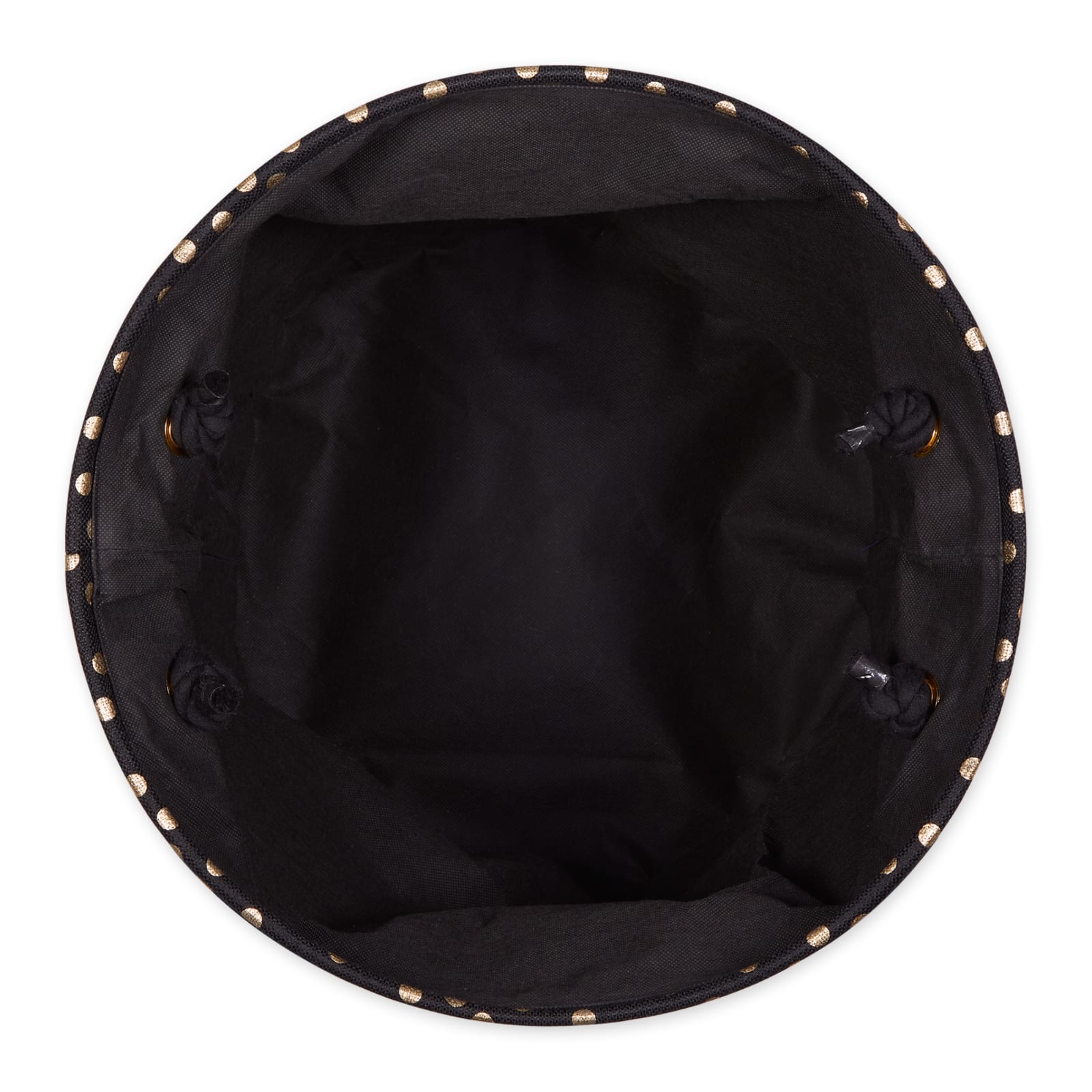 DII® 15" Round Dots Fabric Bin
