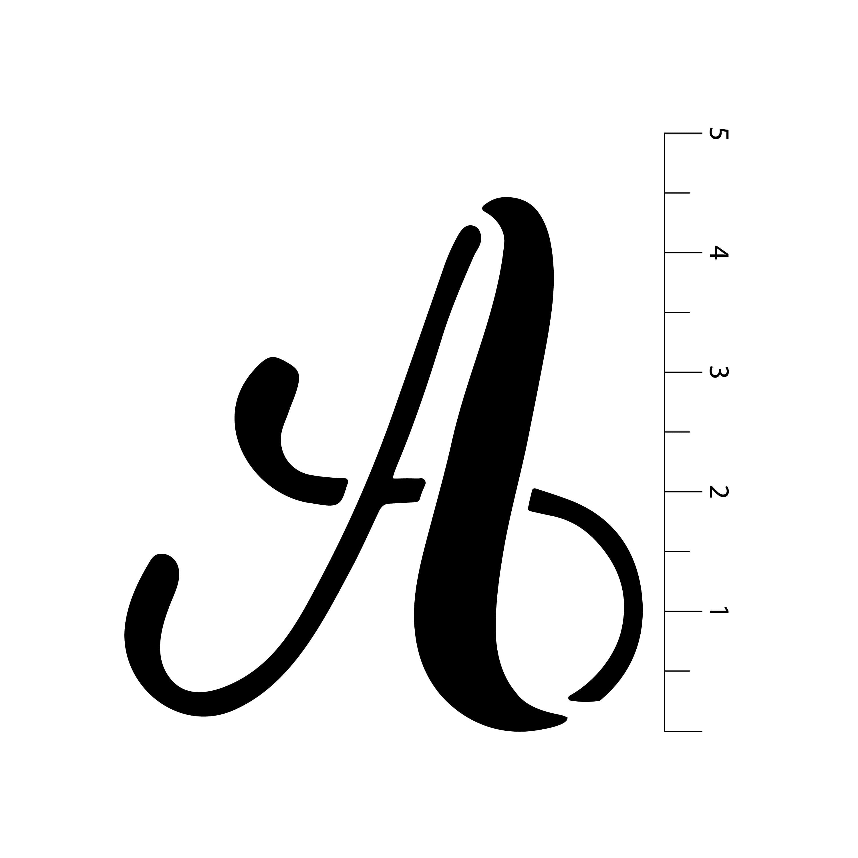 Alphabet Monogram Stencils by Craft Smart®, 12" x 12"