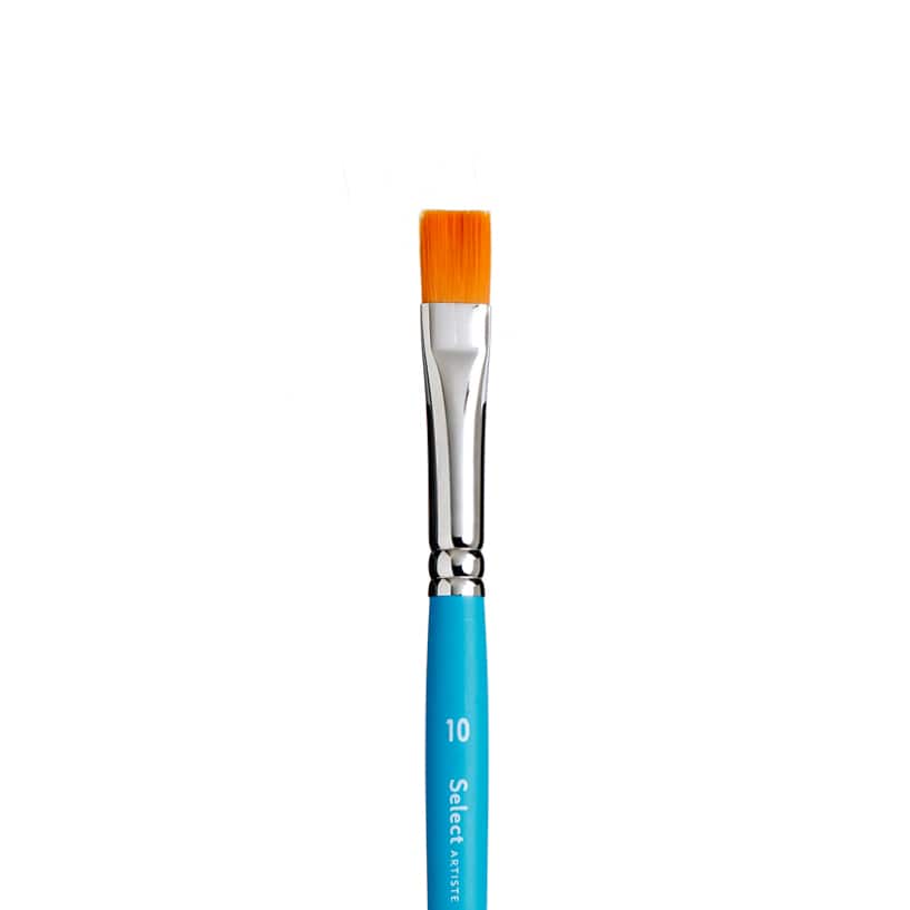 12 Pack: Princeton™ Select™ Artiste Series 3750 Short Handle Flat Shader Brush