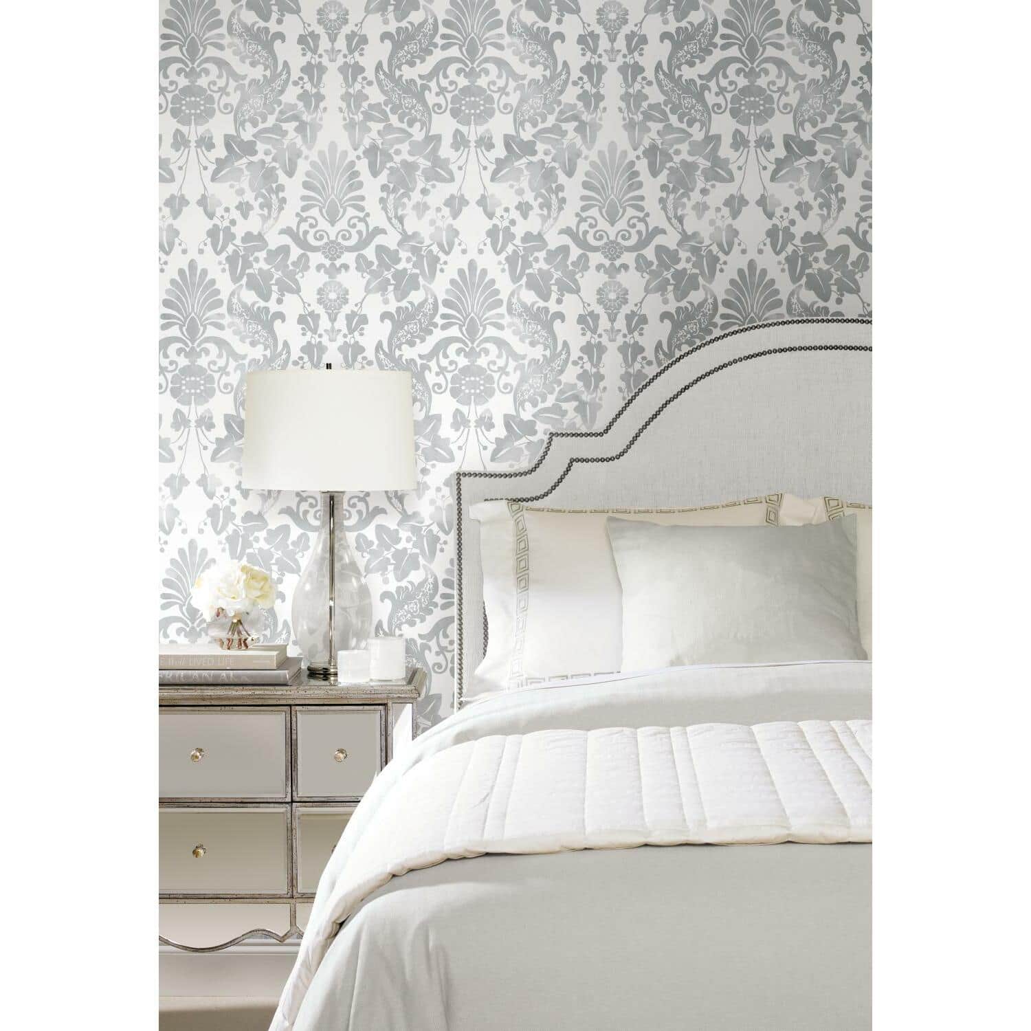 RoomMates Vine Damask Peel & Stick Wallpaper