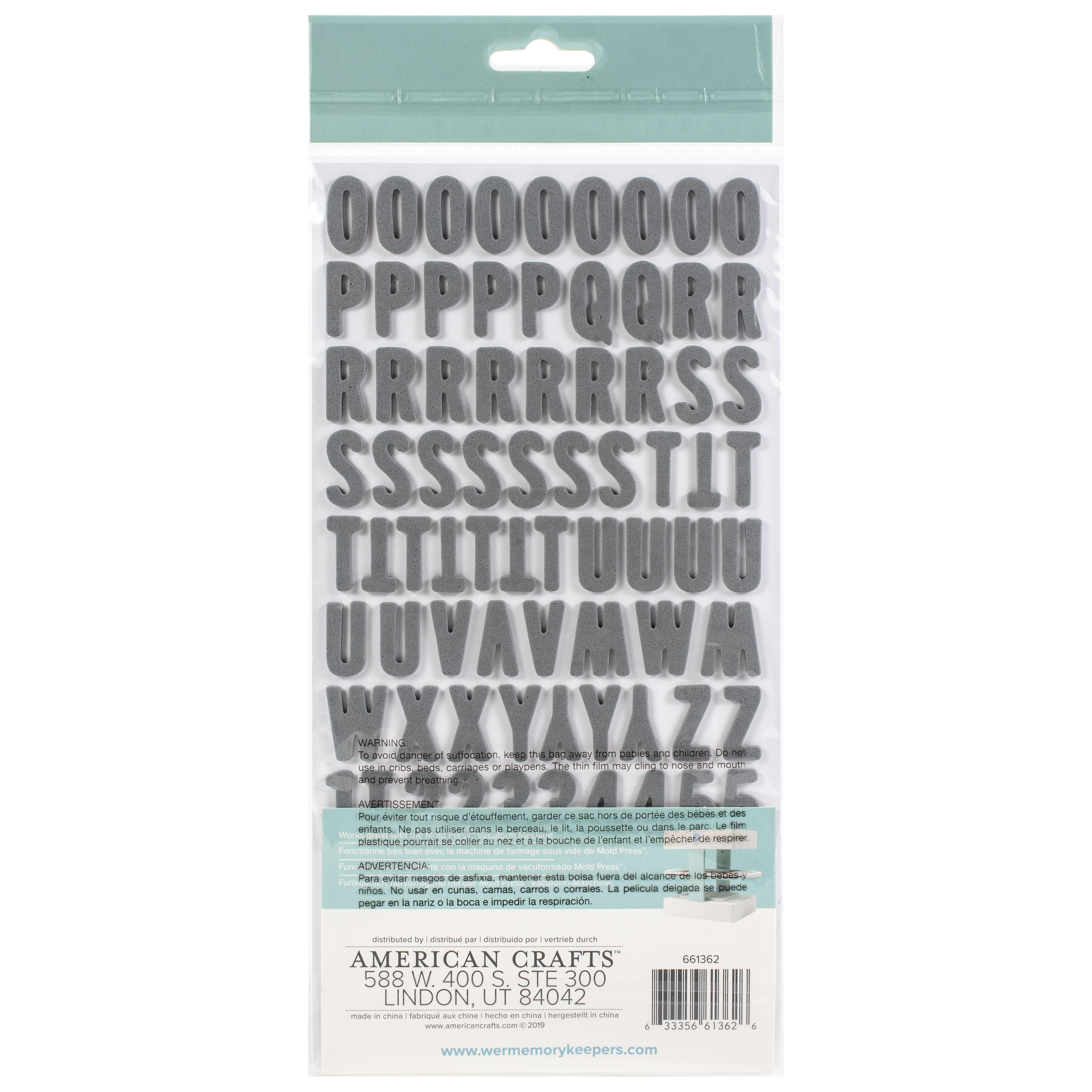 We R Memory Keepers® Mold Press™ Alpha Thickers