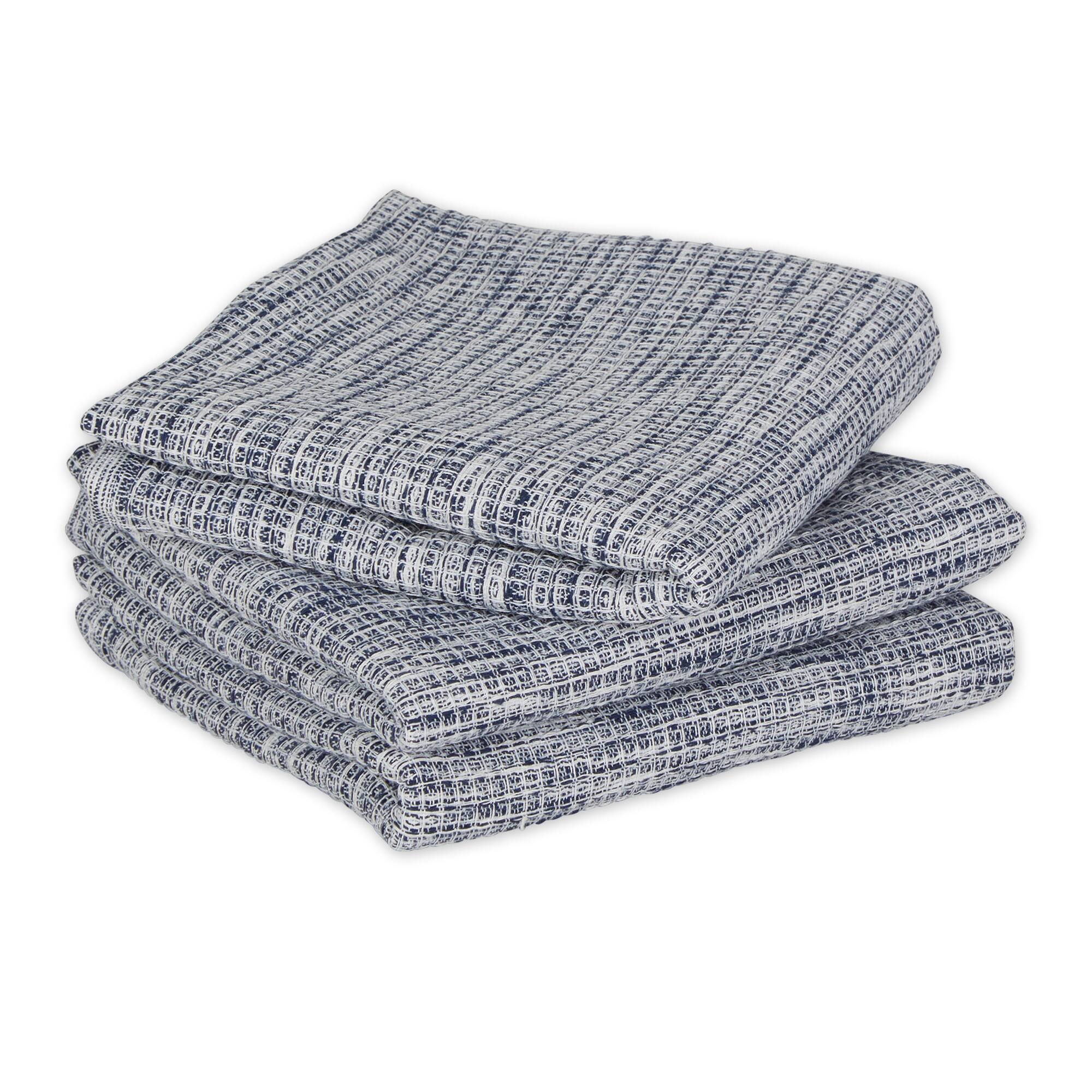 DII® Tonal Recycled Cotton Waffle Dish Towels