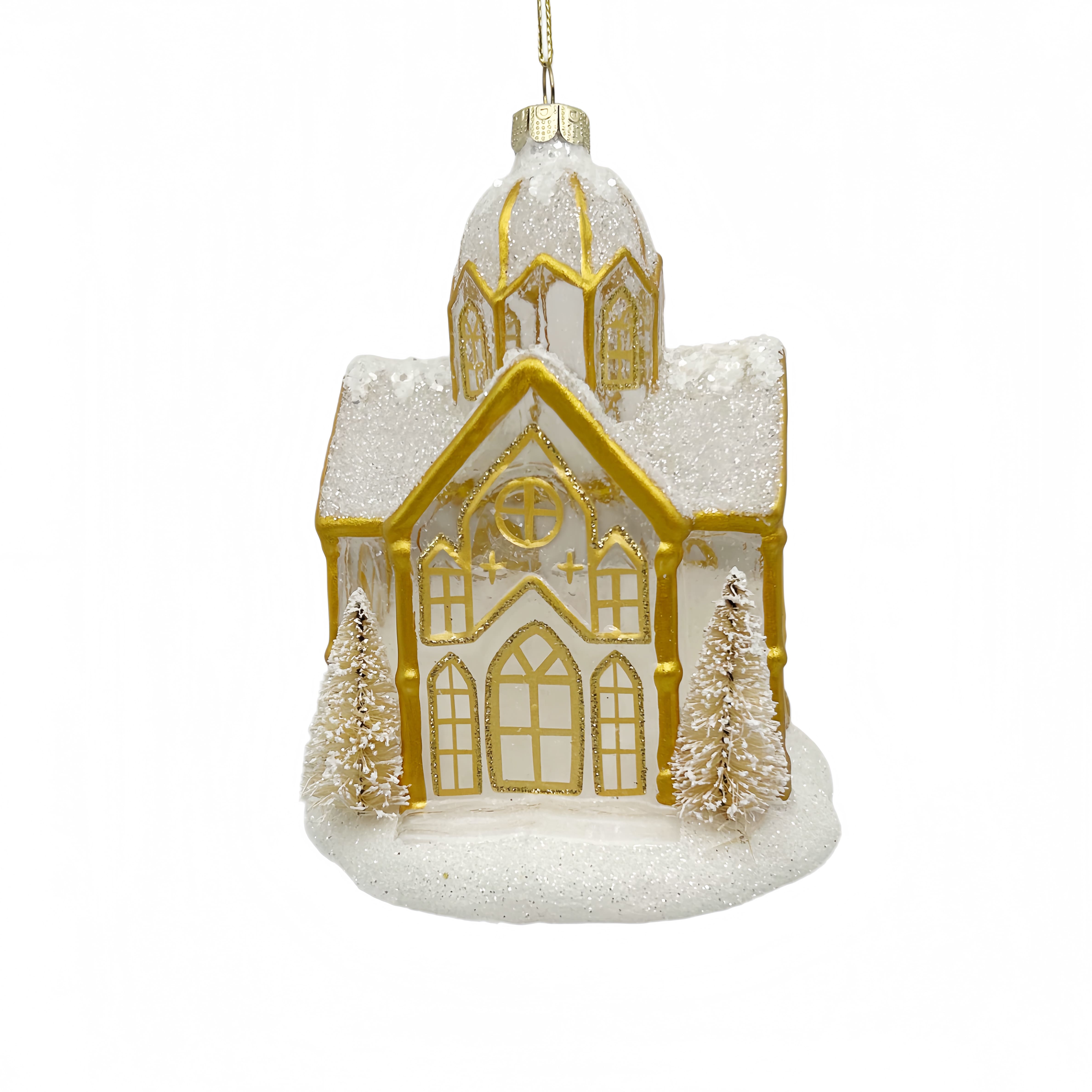 5" Church Glass Ornament by Ashland®