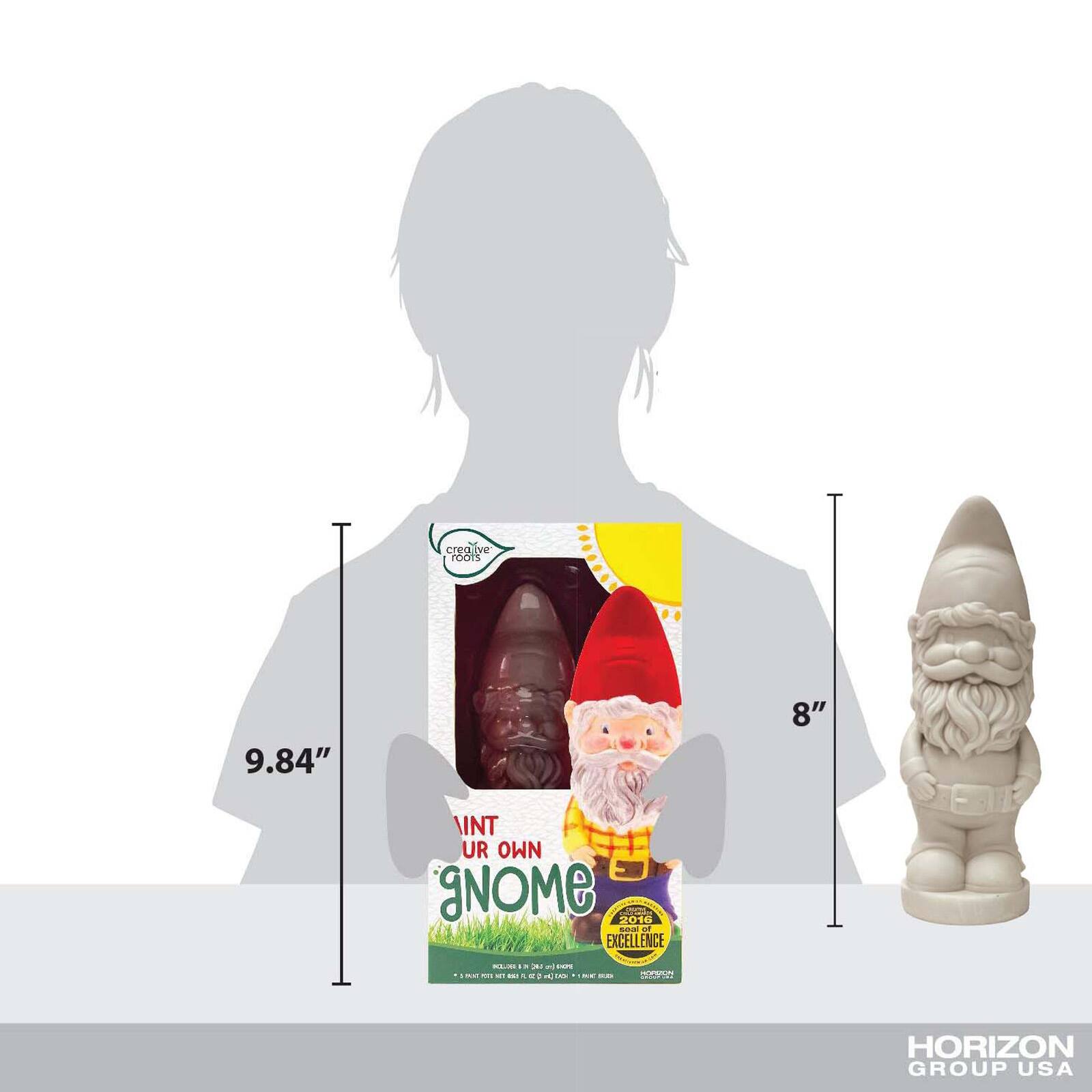 Creative Roots™ Paint Your Own Gnome Figurine Kit