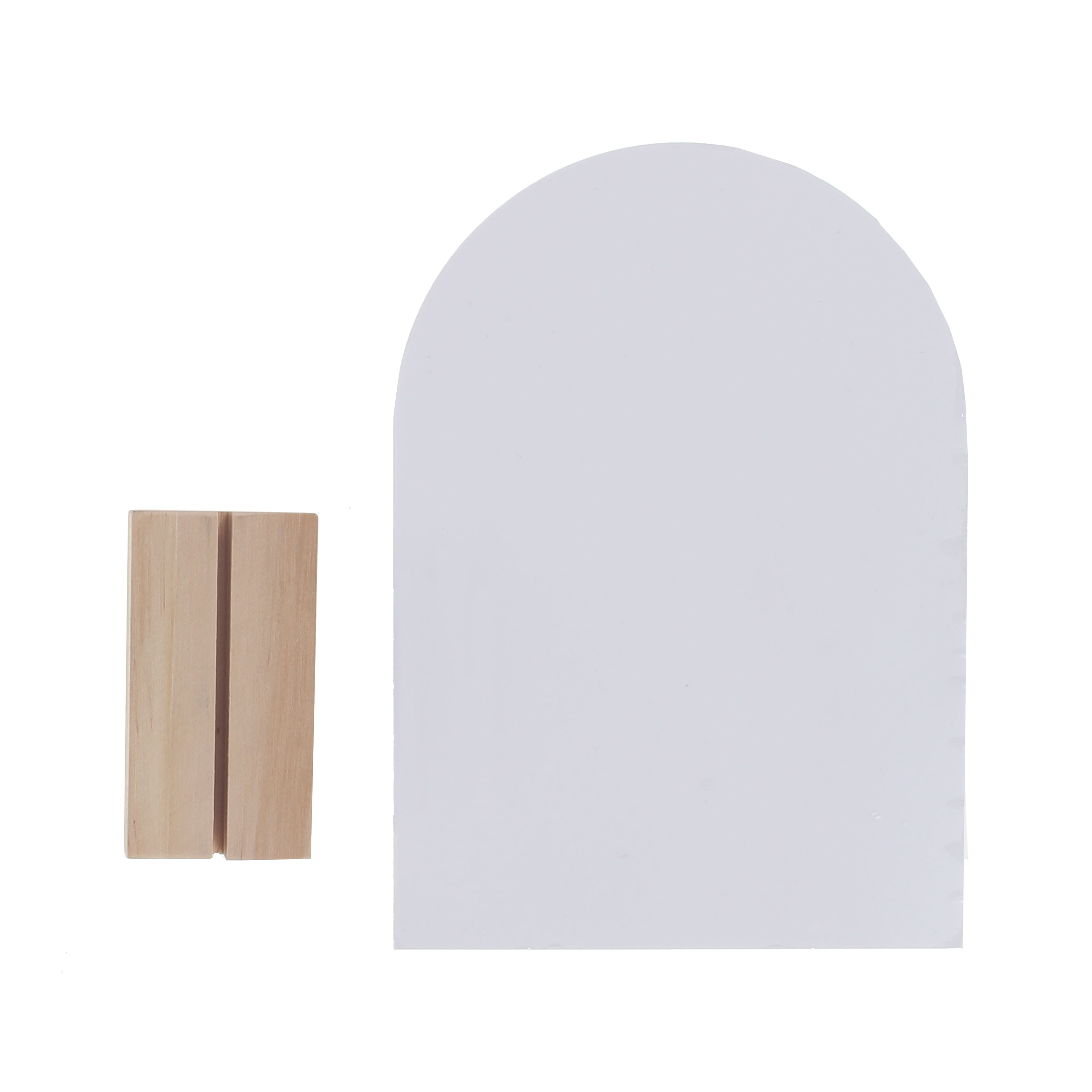 7.5" Acrylic Sign with Wood Stand by Make Market®