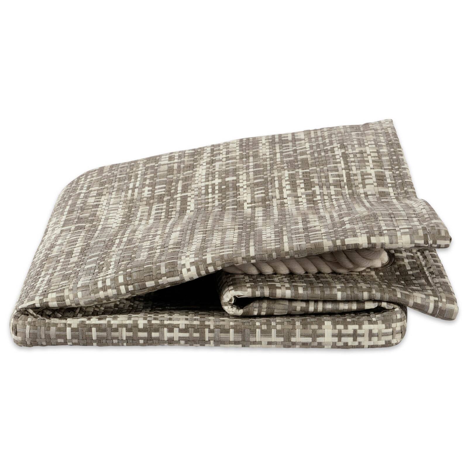 DII® Medium Gray Tweed Rectangular Paper Bin