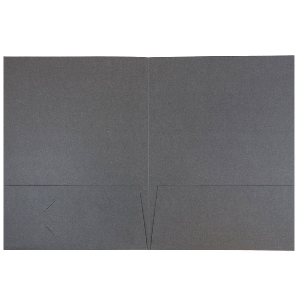 JAM Paper 2-Pocket Textured Linen Business Folders, 6ct.