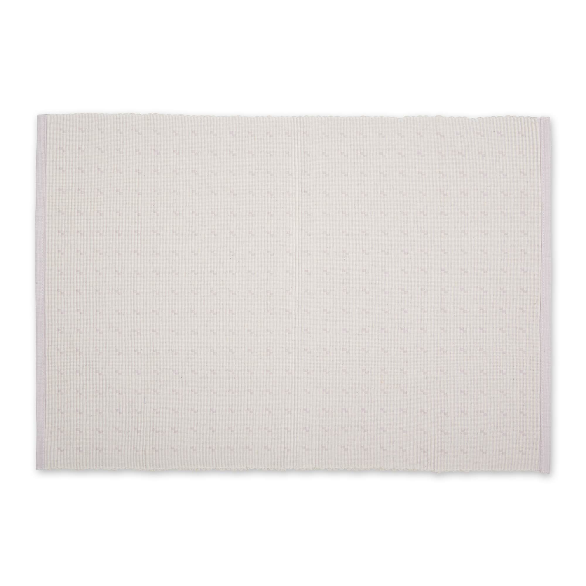 DII® Lavender Fog Dobby Dots Rib Placemat (Set of 6)