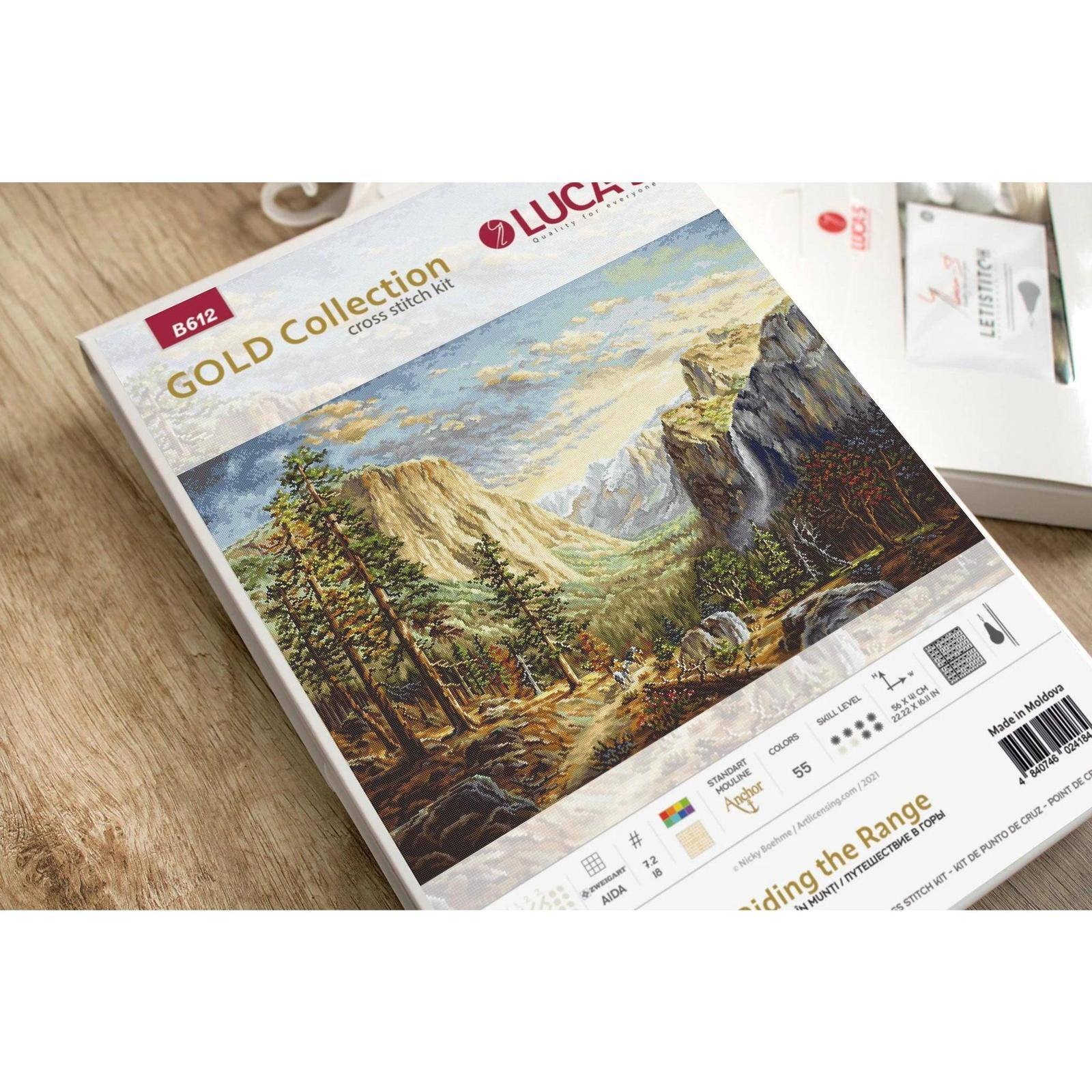 Luca-S Riding the Range Counted Cross-Stitch Kit