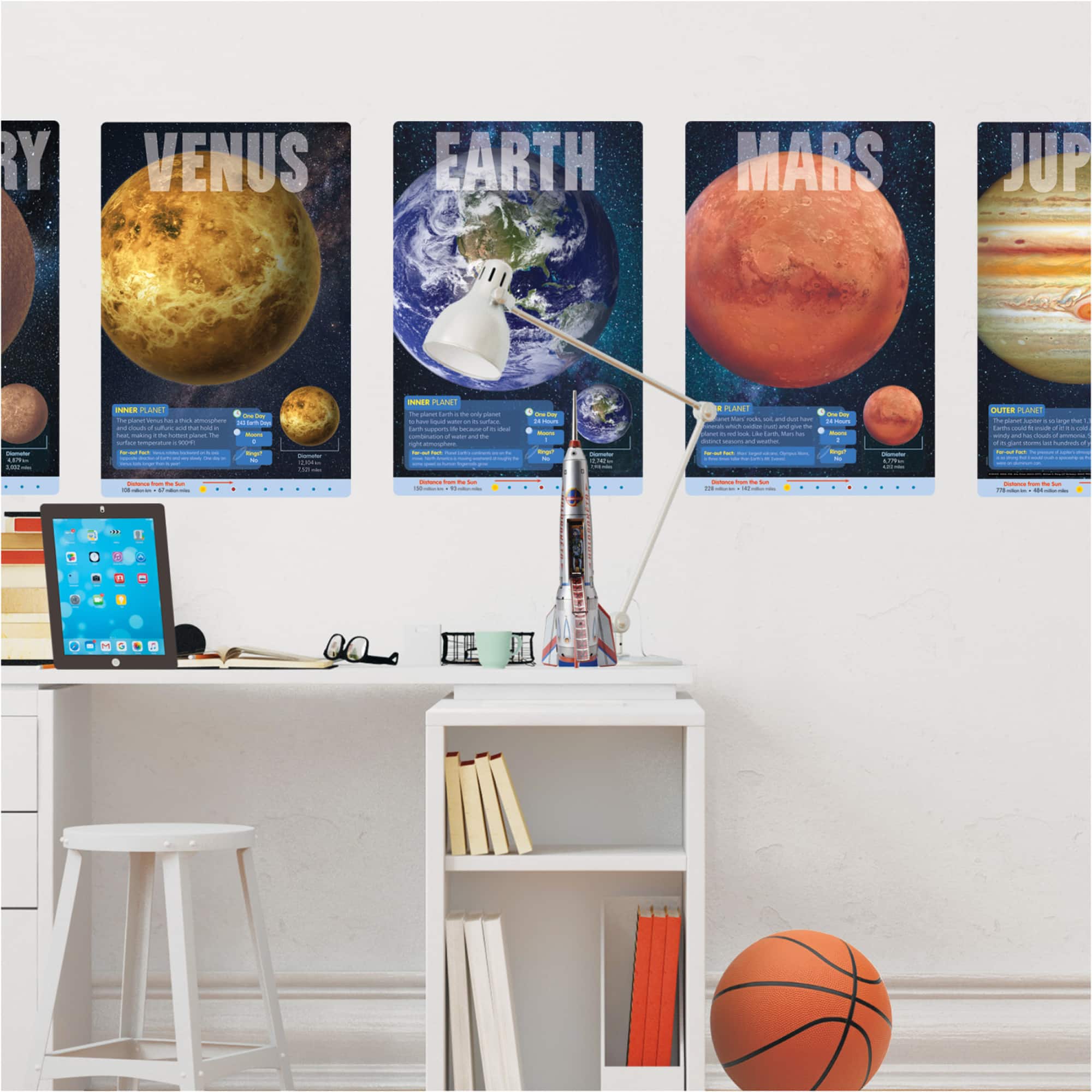 Trend Enterprises® The Planets Wipe Off Poster Learning Set