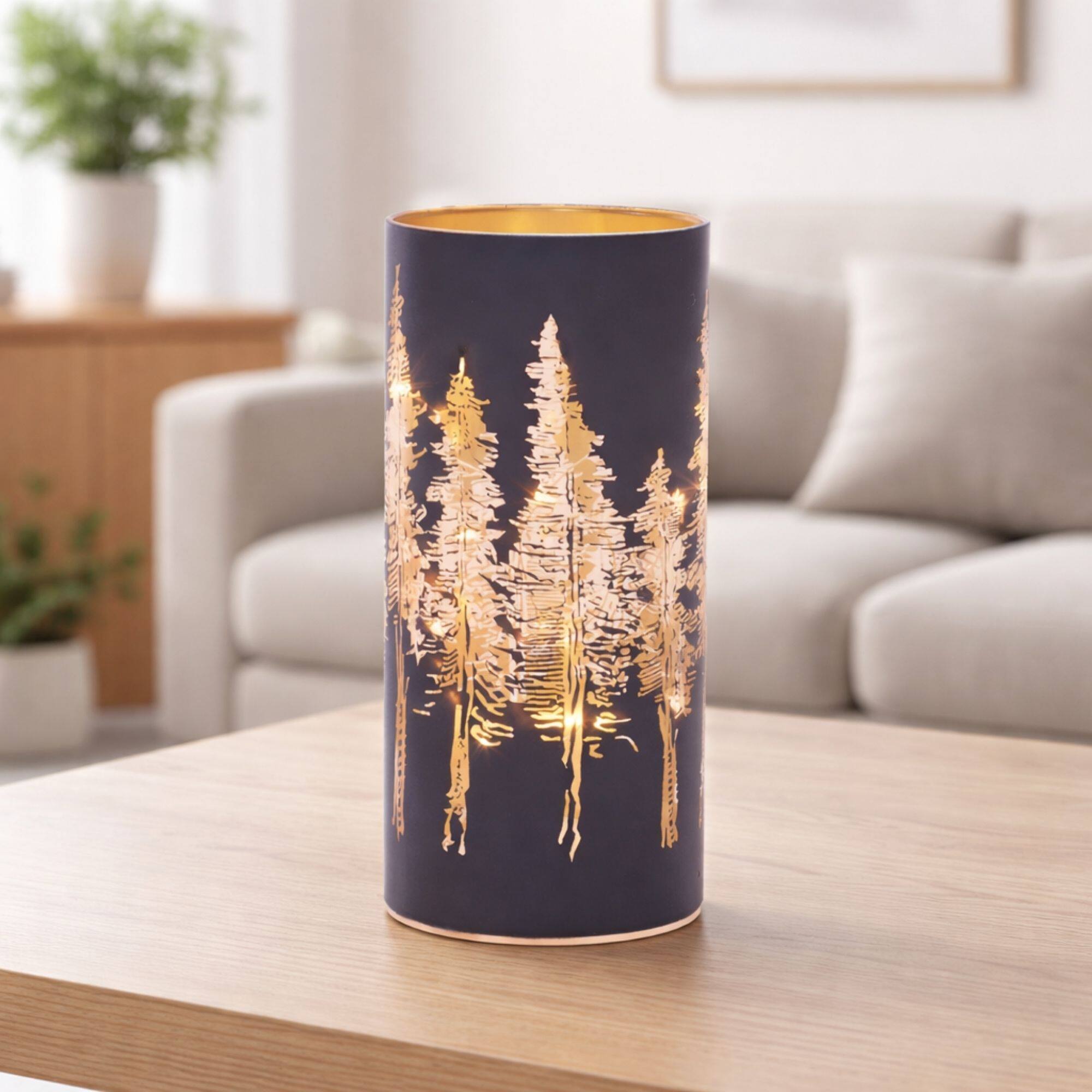 Melrose 8" LED Pine Tree Luminary