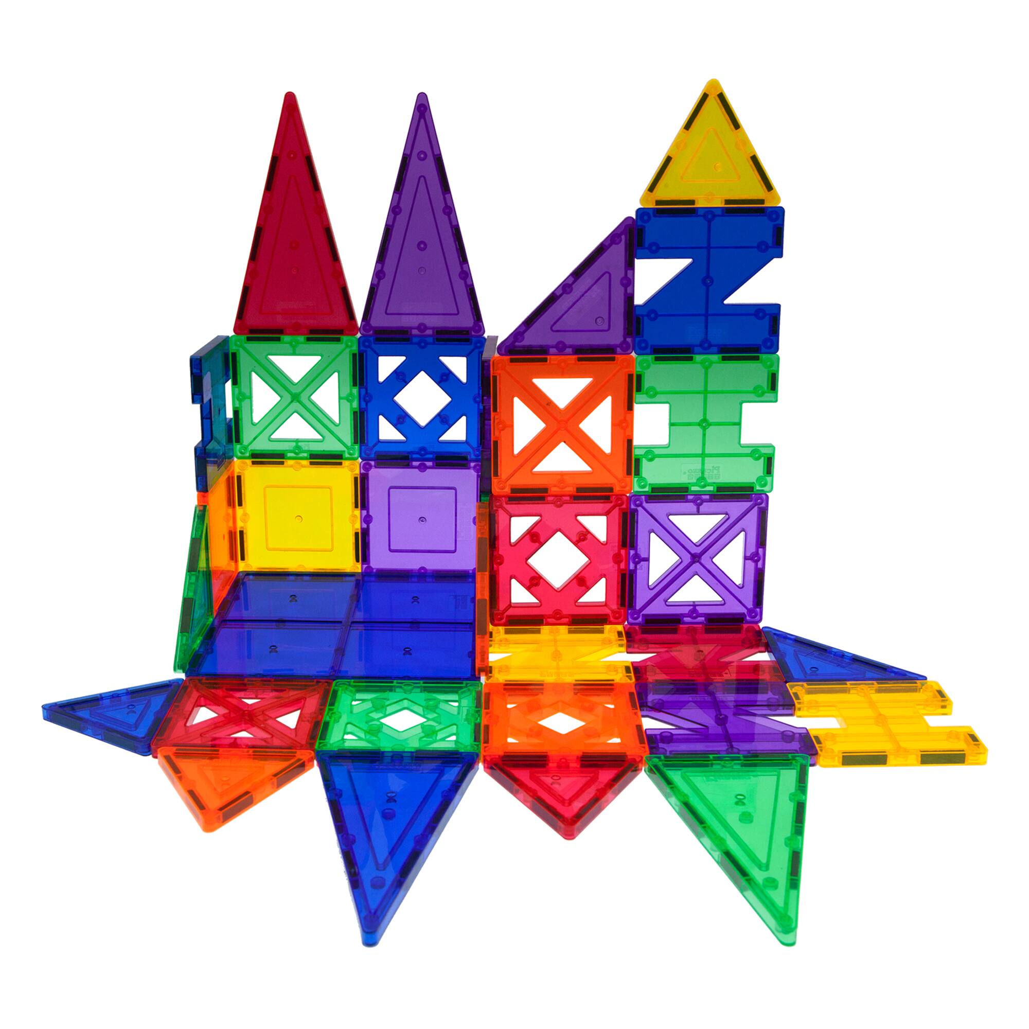 PicassoTiles® 33 Piece Magnetic Tiles