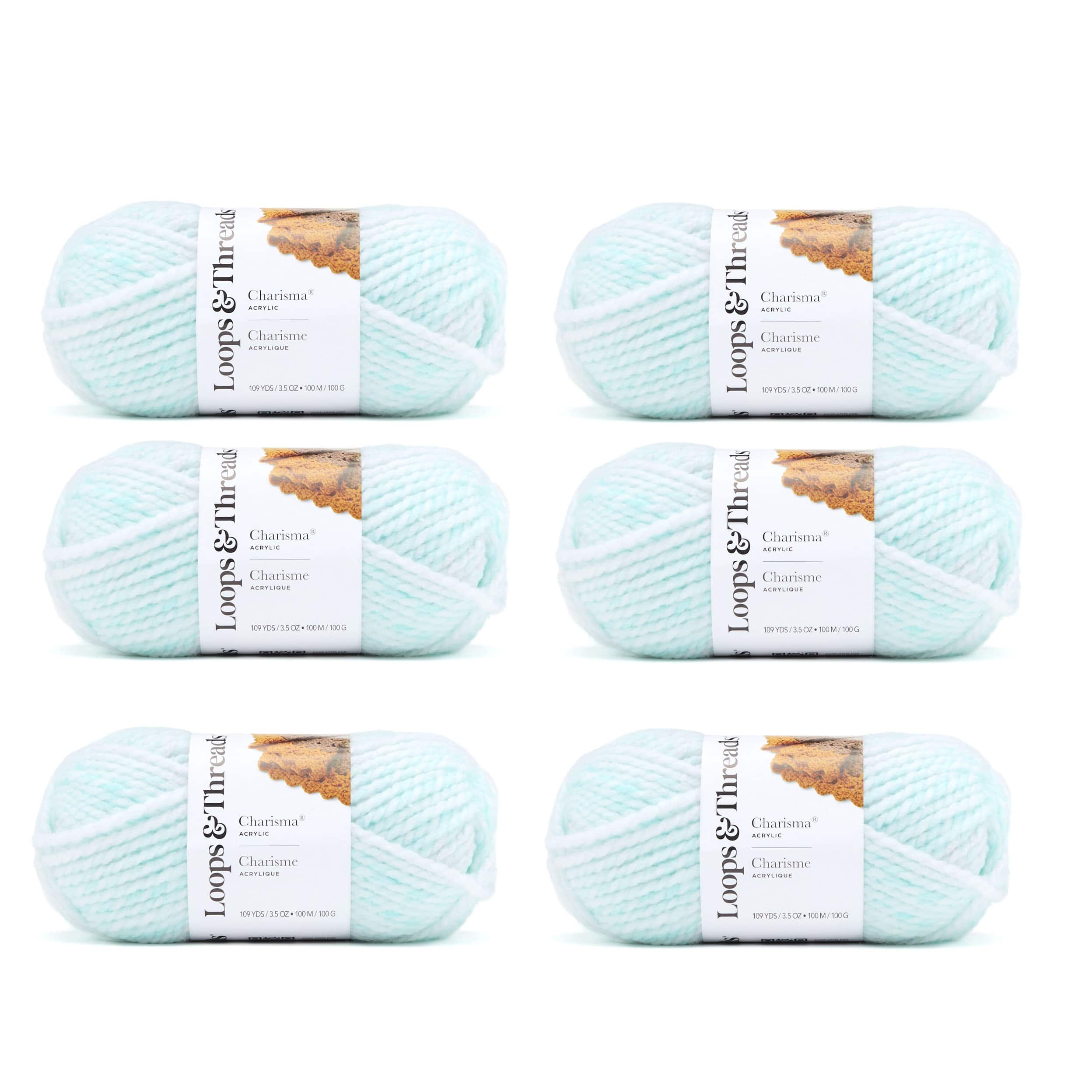 6 Pack: Charisma® Yarn by Loops & Threads®
