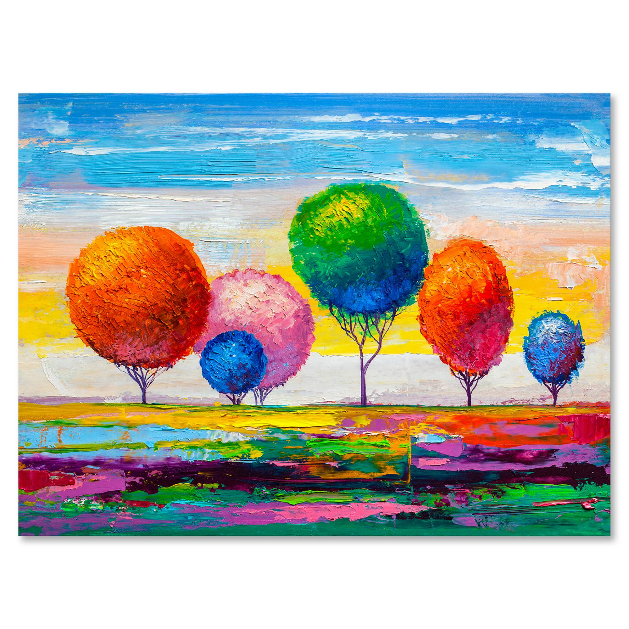 Designart - Colourful Ornamental Trees VI
