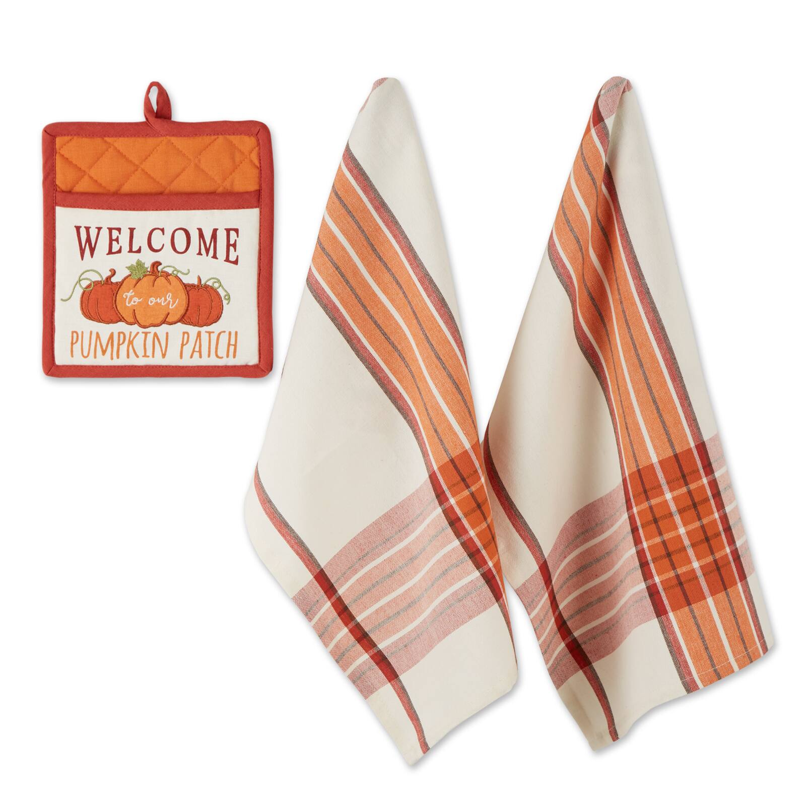 Pumpkin Patch Potholder Gift Set