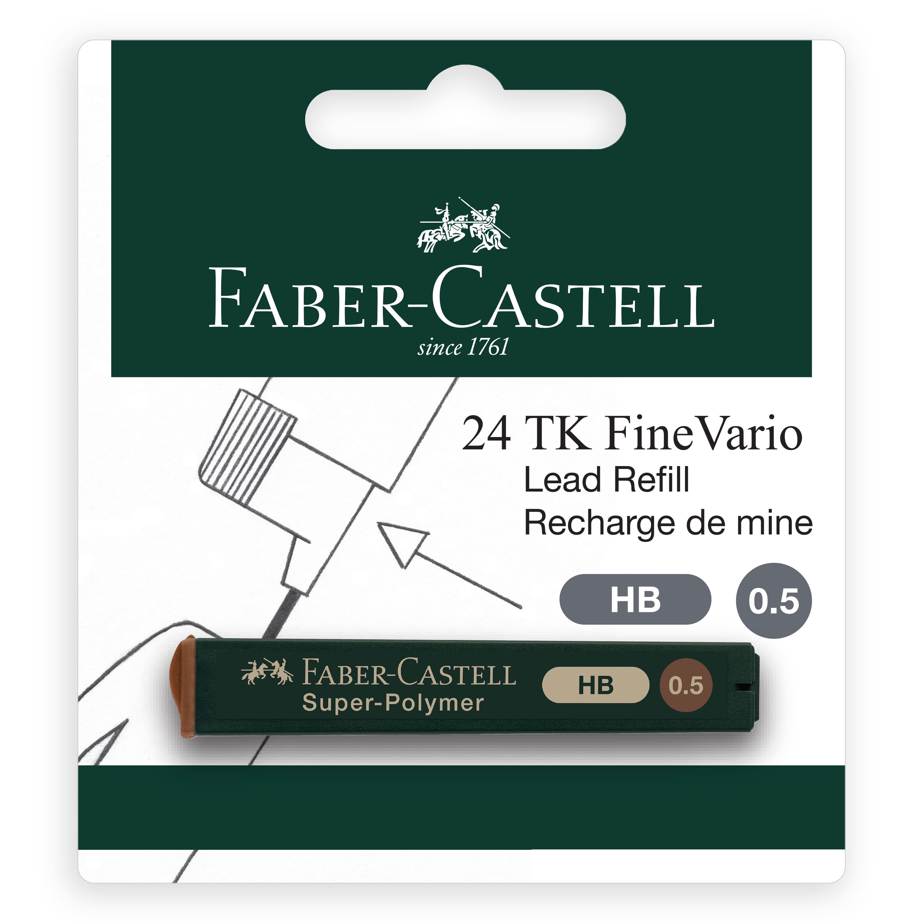 Faber-Castell® 0.5mm TK Fine Graphite Lead Refills, 12ct.