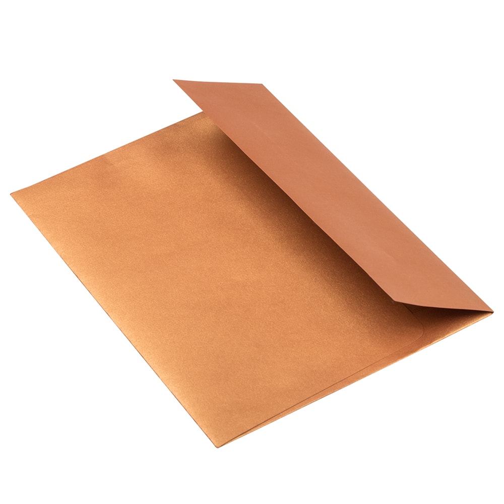 JAM Paper 4.375" x 5.75" Metallic Invitation Envelopes, 50ct.