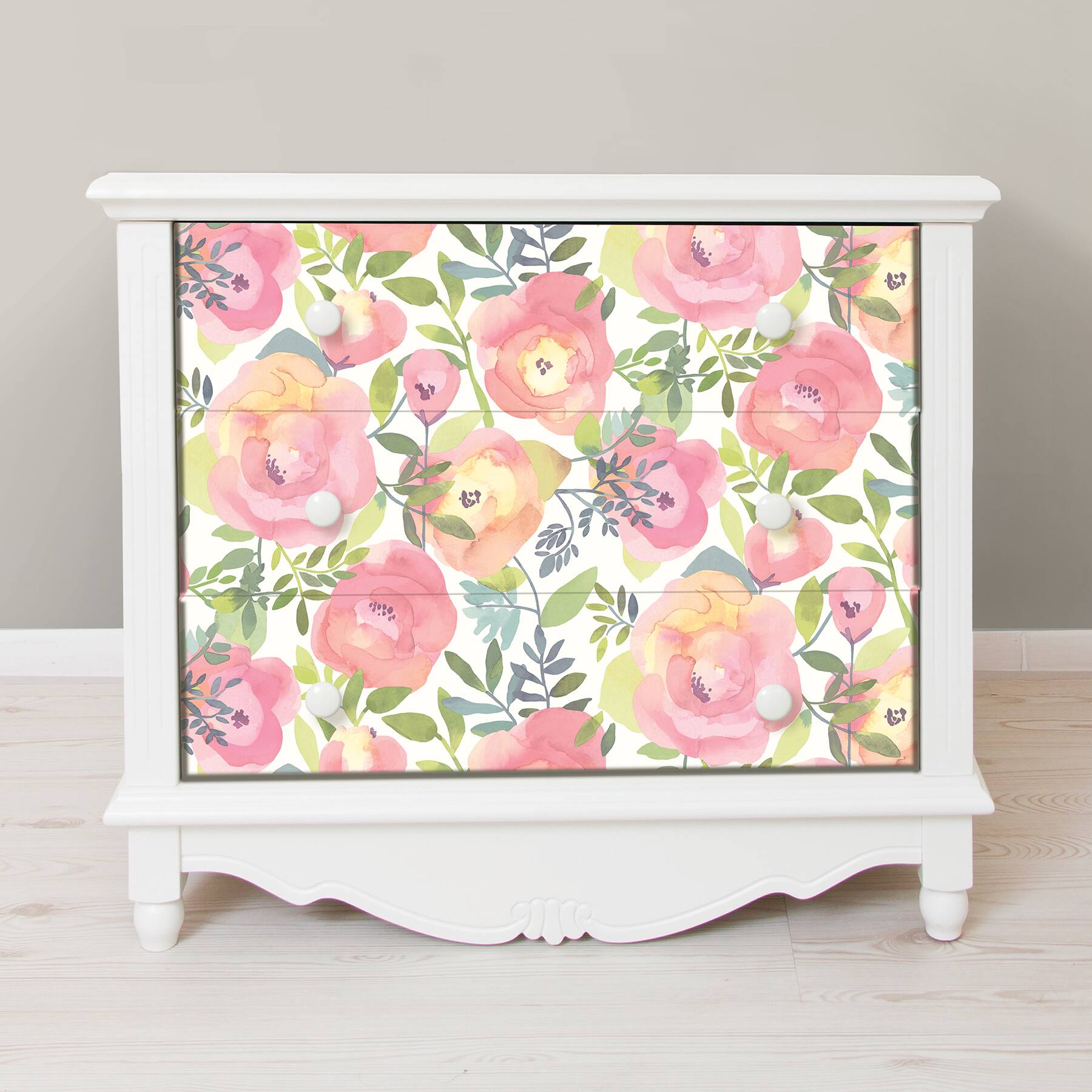 NuWallpaper Peachy Keen Pink Peel & Stick Wallpaper