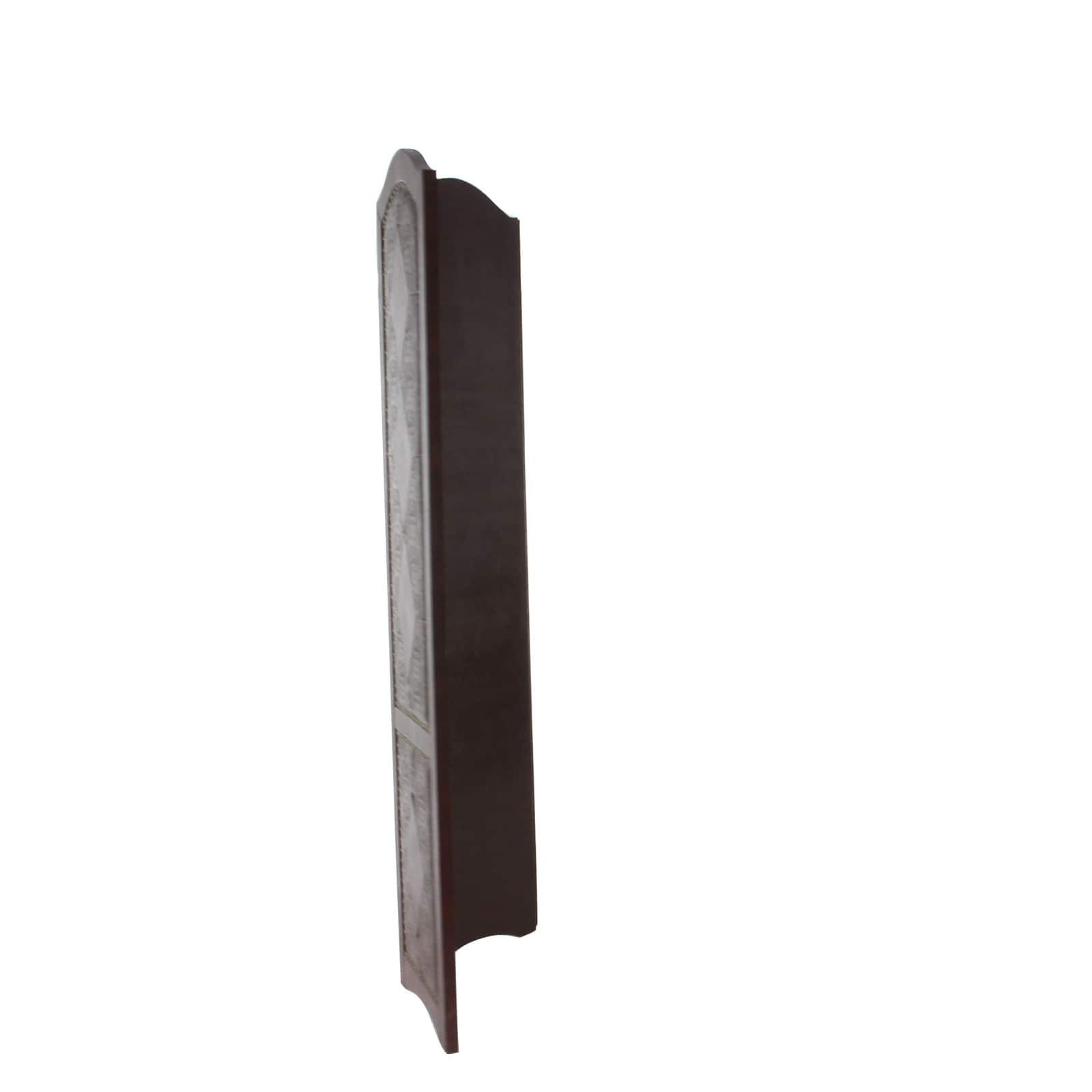 Dark Brown Wood Traditional Room Divider Screen, 71" x 64" x 1"