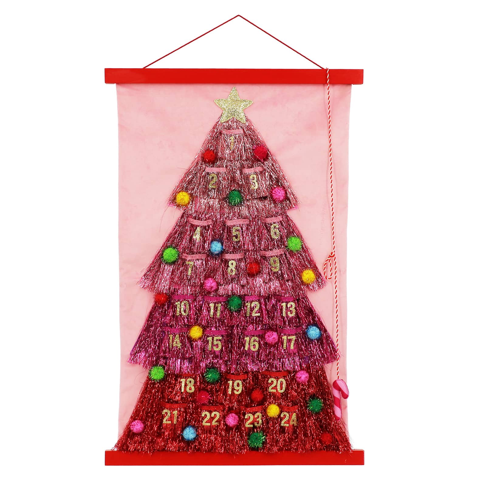 Michaels, Pink Tinsel Tree Wall Banner by Ashland® – Category: Merry Kitschmas