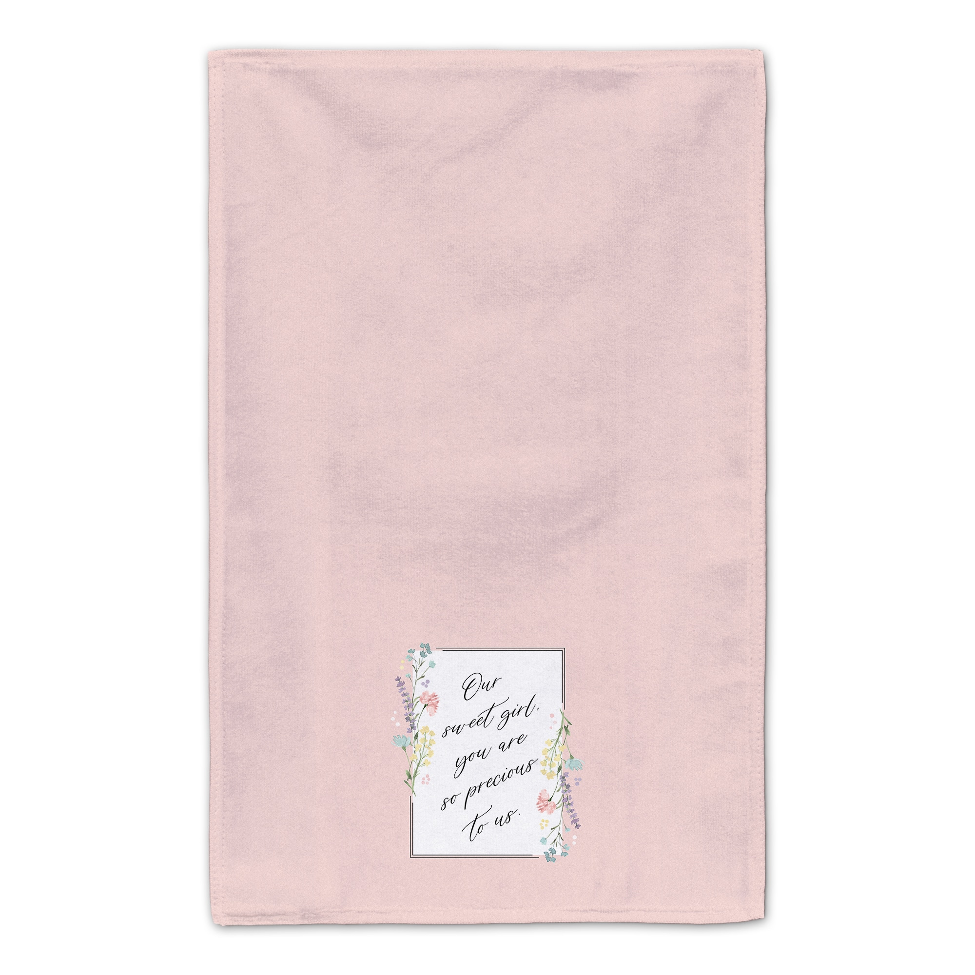 Script Florals Precious to Us 16" x 25" Towel Set