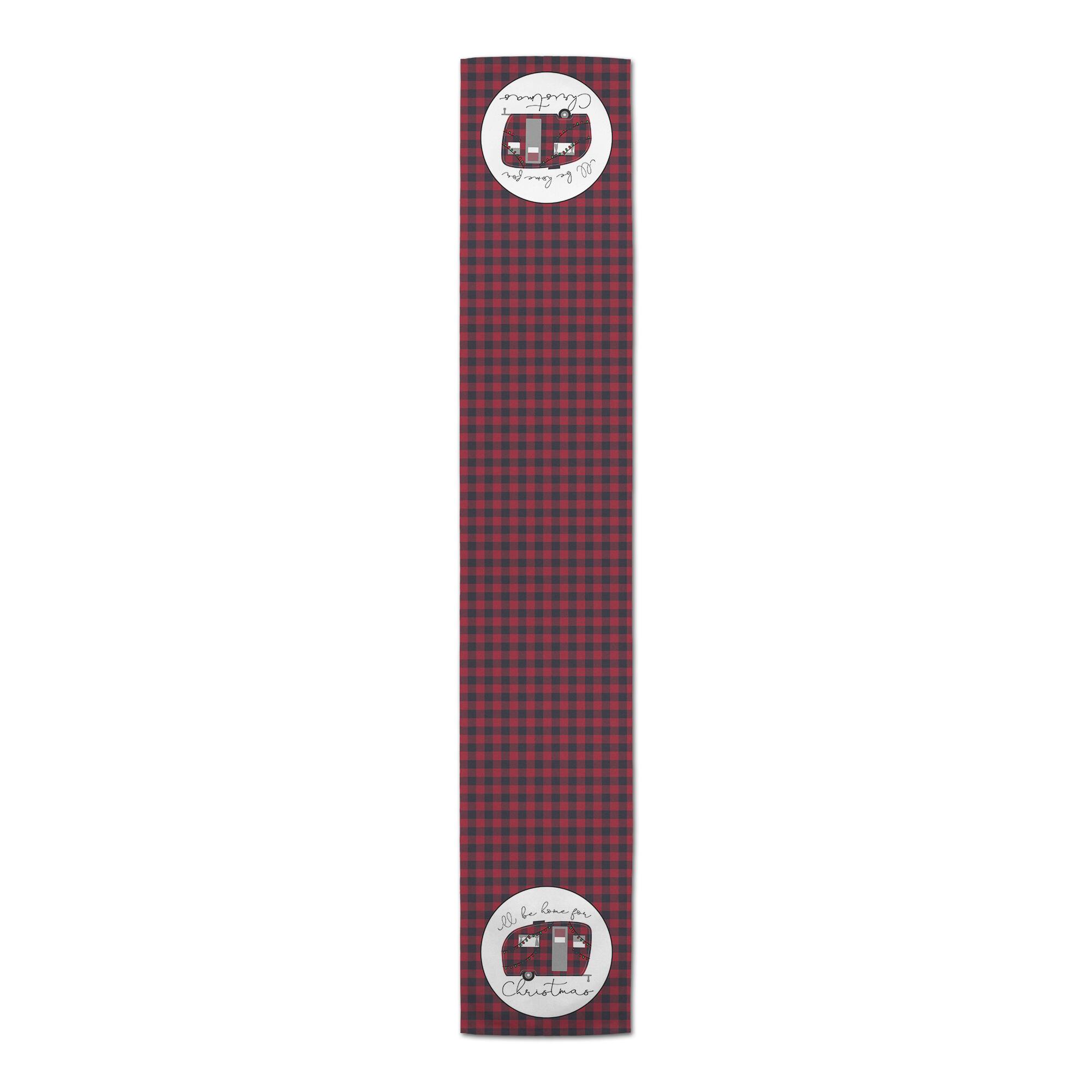 90" Christmas Camper Table Runner