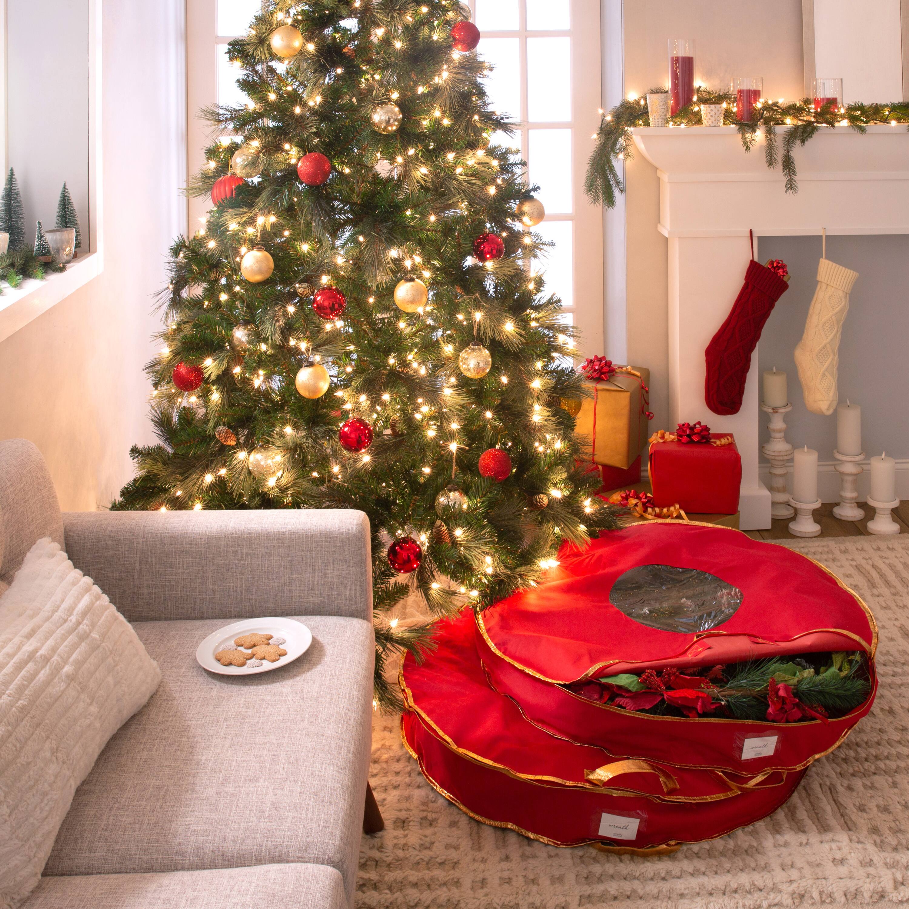 Simplify 36" Holiday Wreath Bag, 2ct.