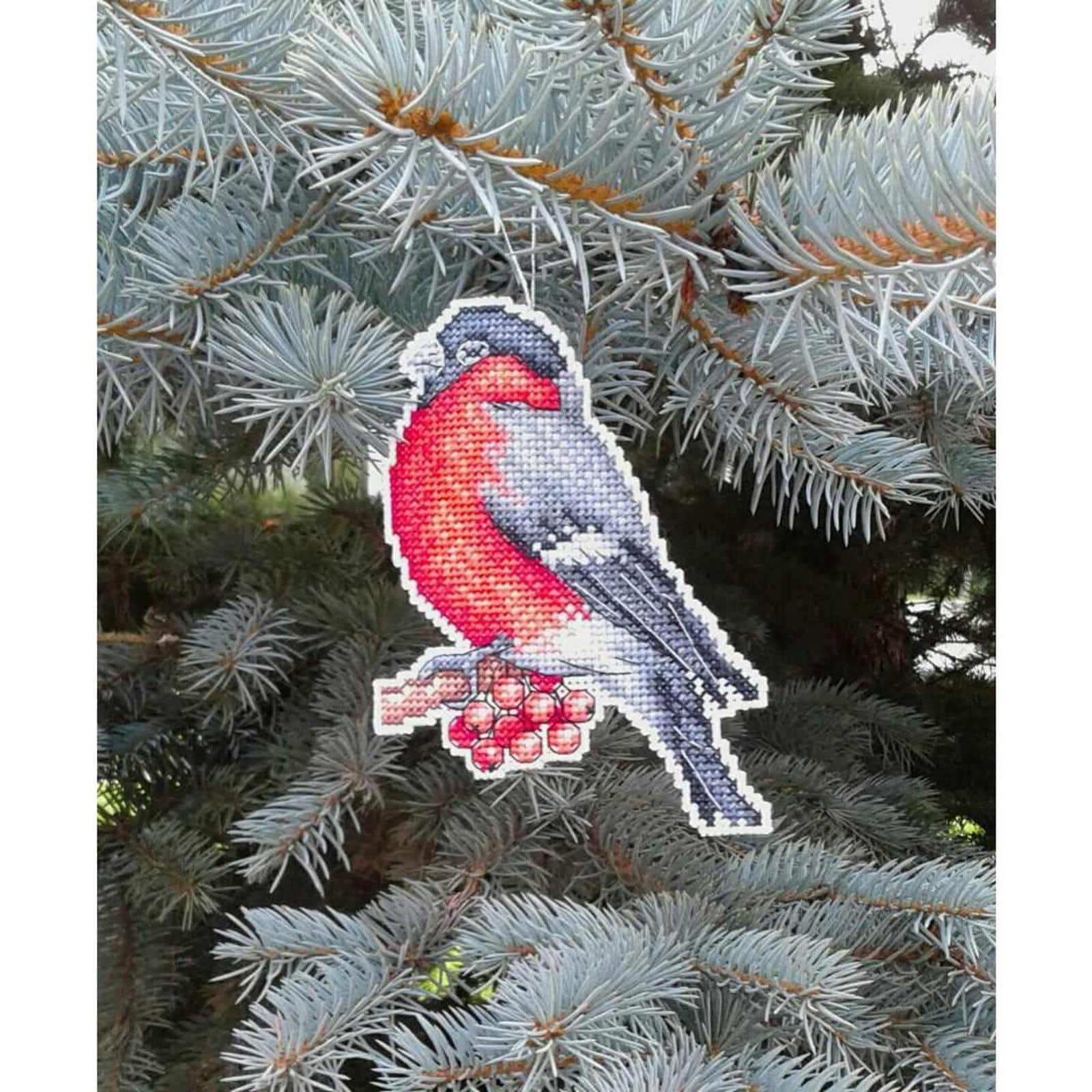 MP Studia Winter Messenger Plastic Canvas Counted Cross Stitch Kit