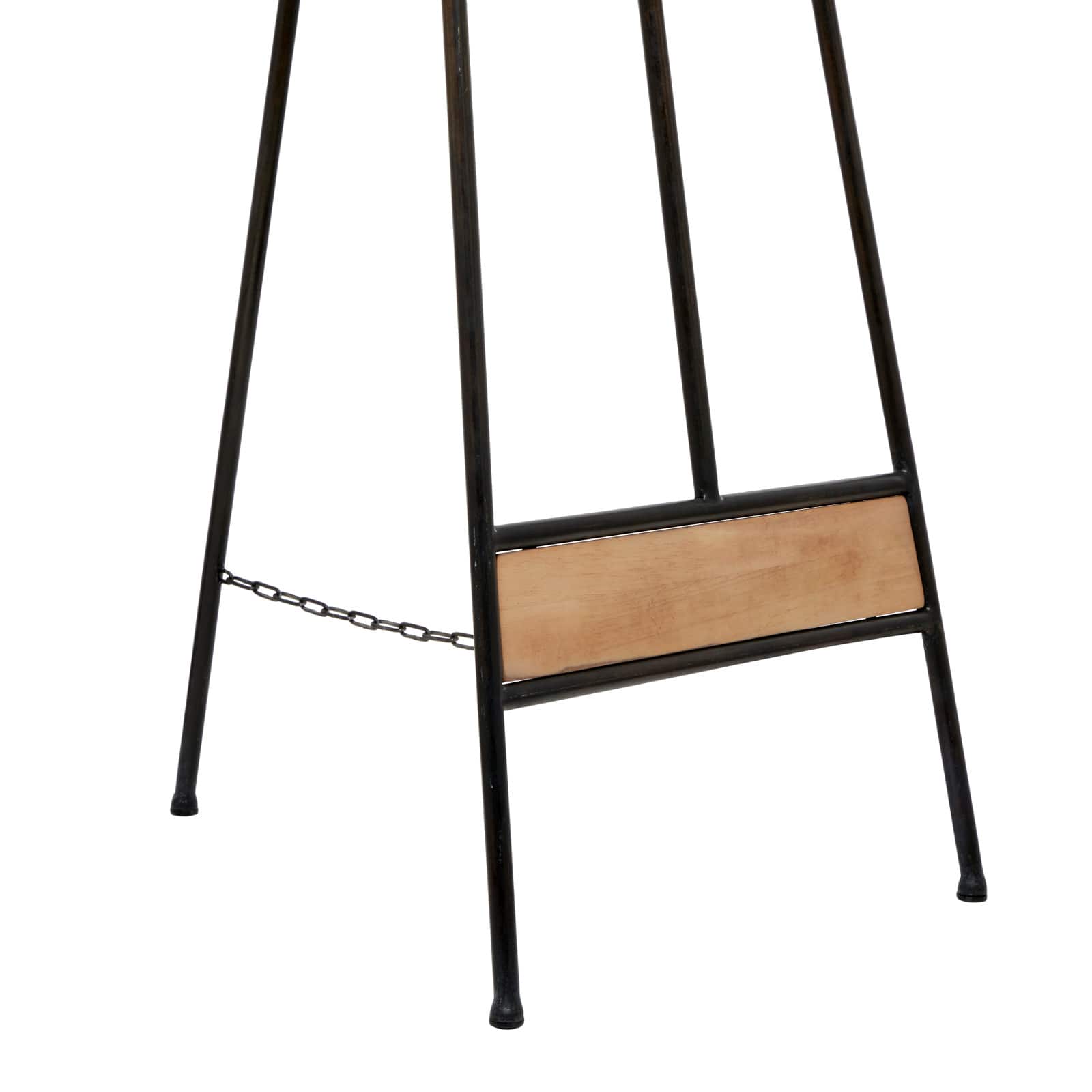 66" Black Iron Industrial Easel