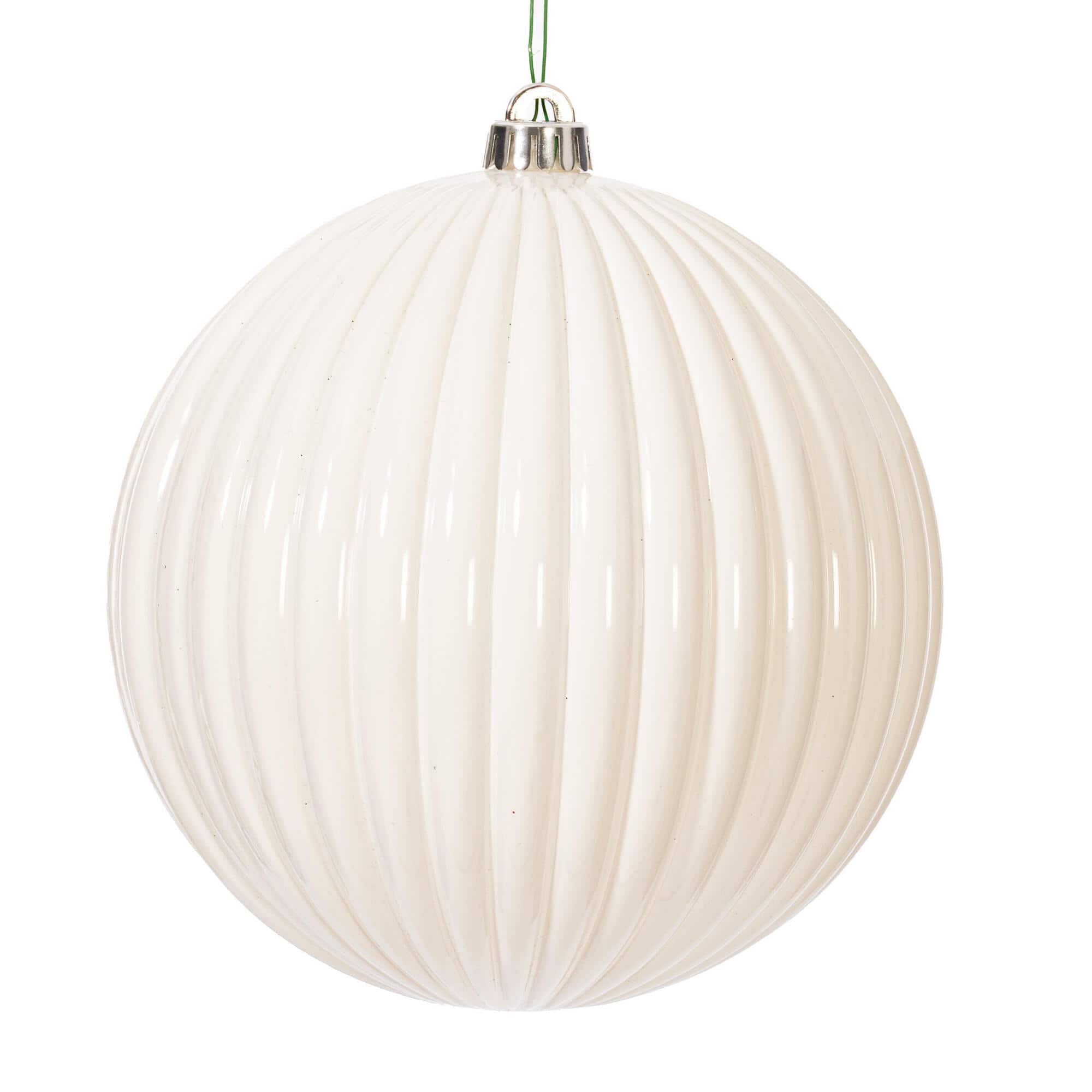 Vickerman 8" Shiny Lined Ball Ornament