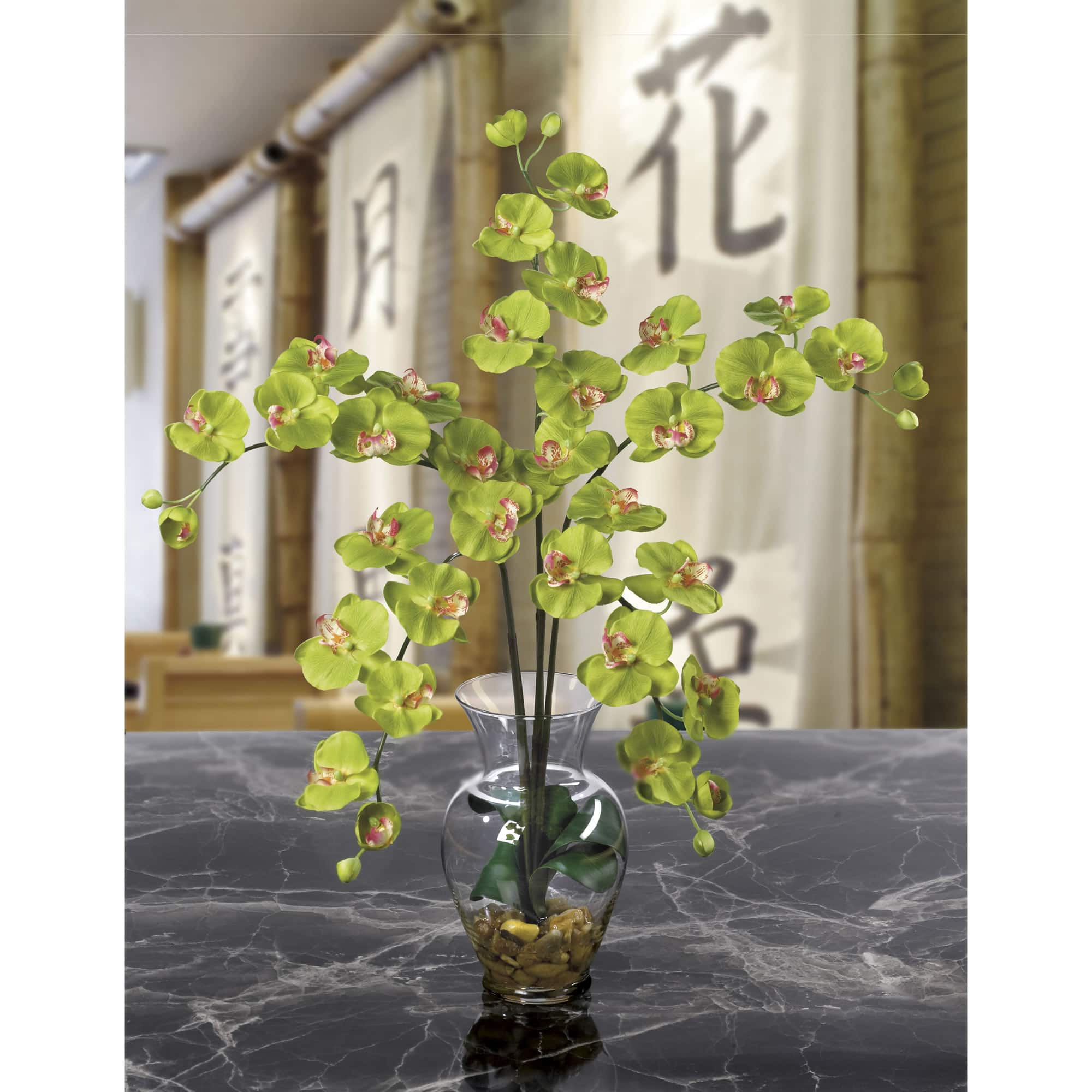 2.5ft. Moth Orchid Liquid Illusion Silk Flower Arrangement