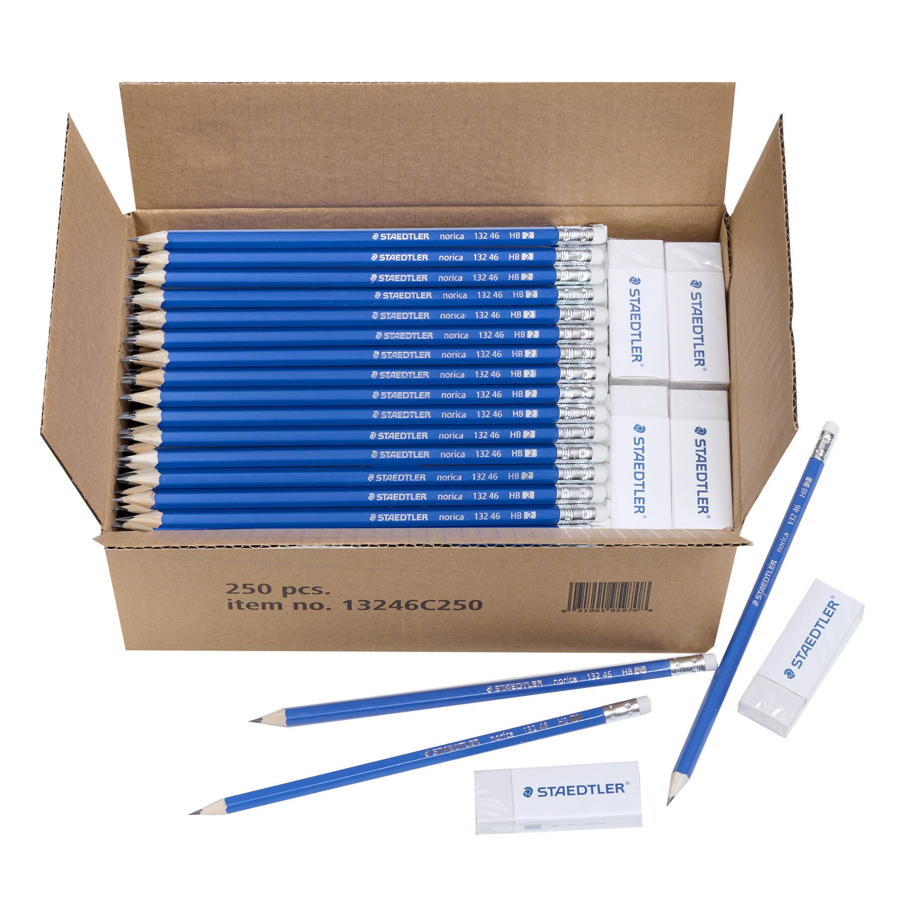STAEDTLER® HB Norcia Pencils, 250ct. & Erasers, 20ct. Set